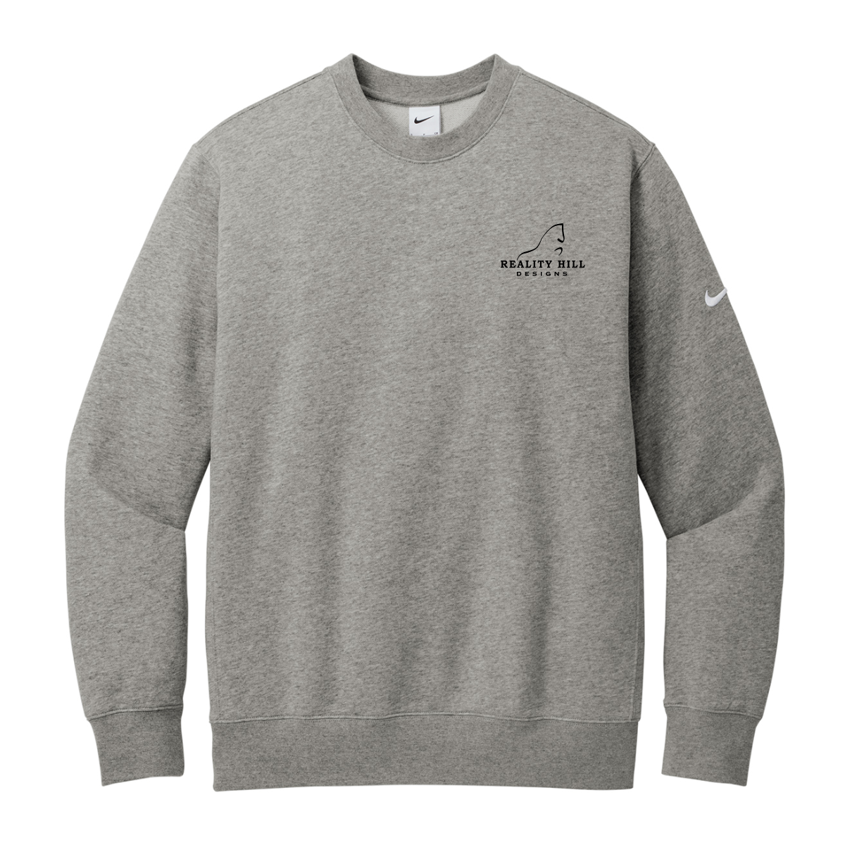 Unisex Nike Club Fleece Sleeve Swoosh Crew