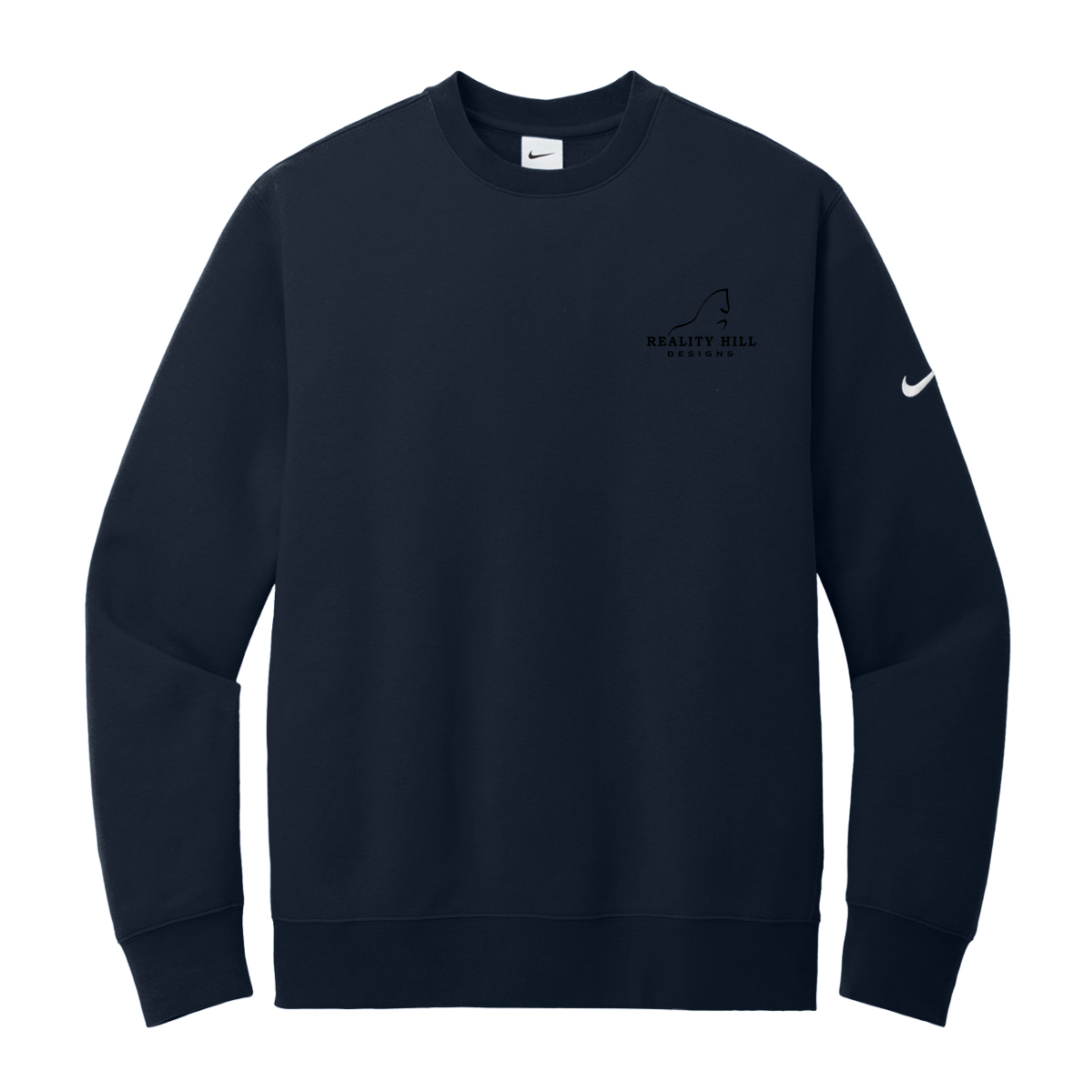 Unisex Nike Club Fleece Sleeve Swoosh Crew