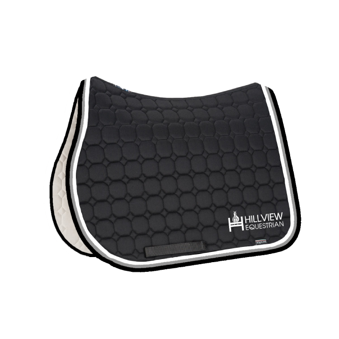 Hillview Equestrian Black Equiline Custom Jumping Show Pad