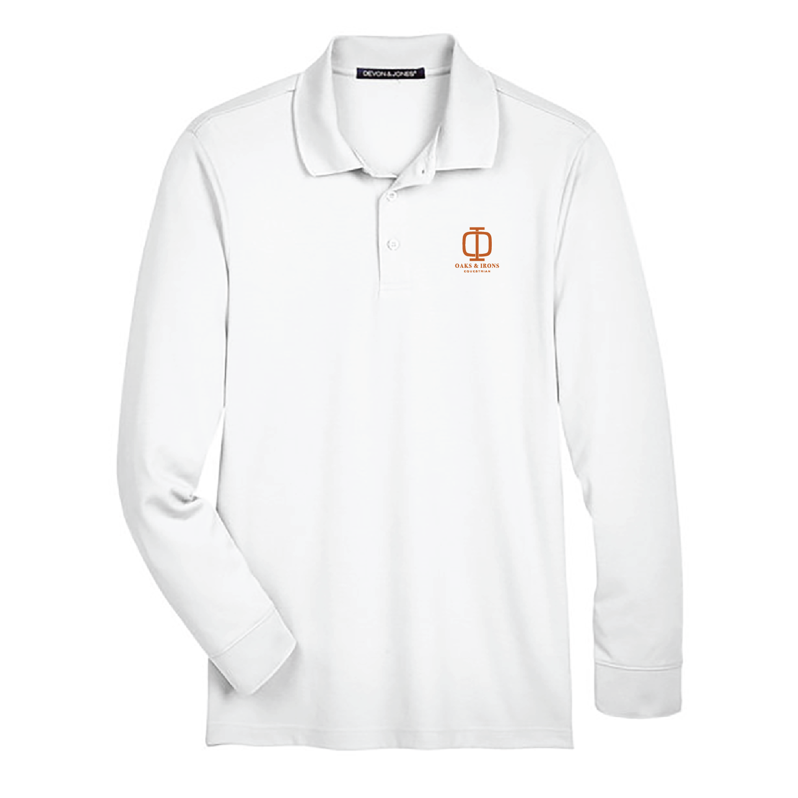 Oaks & Irons Men's Devon & Jones Long Sleeve Performance Polo