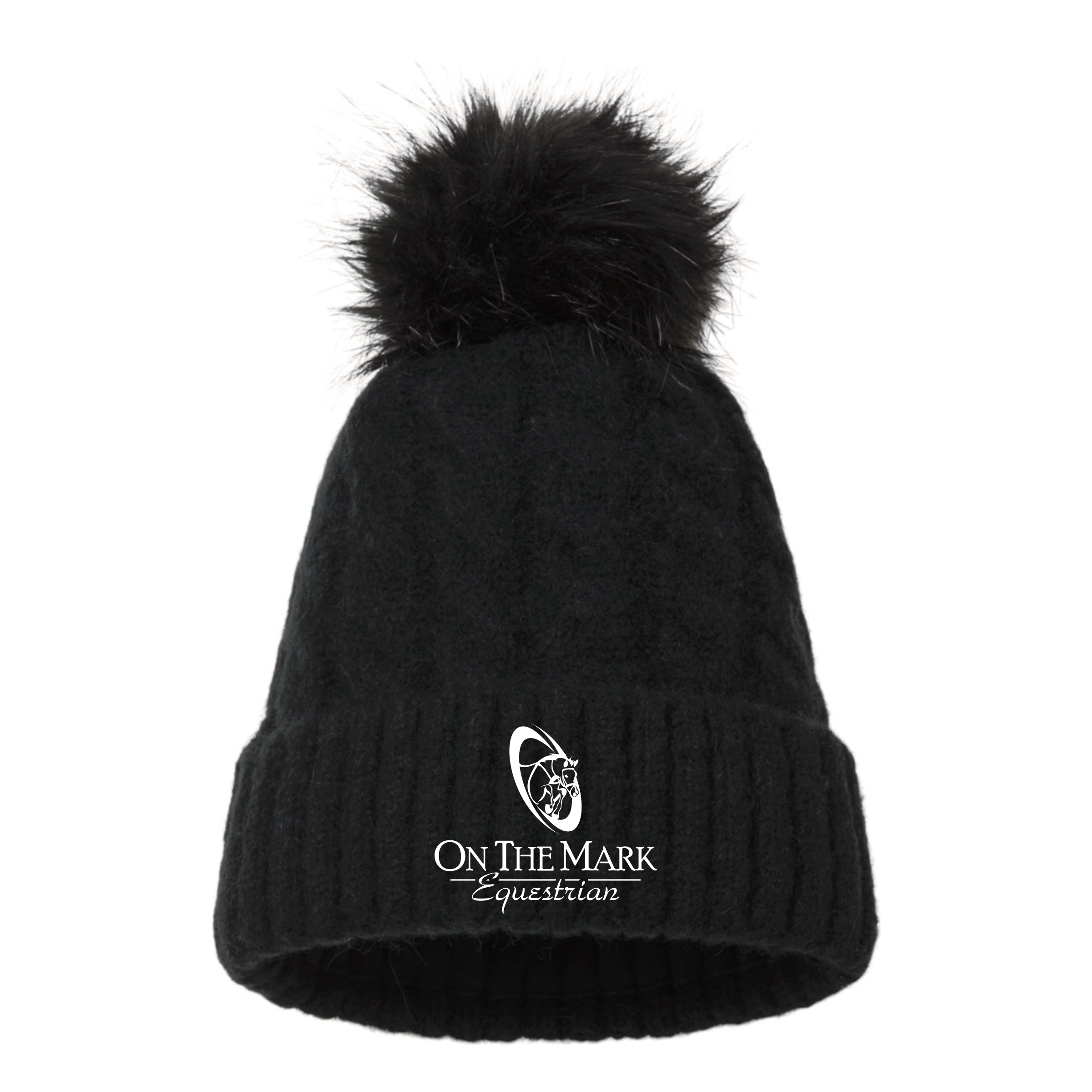 On The Mark Equestrian Columbia Winter Blur II Pom Beanie