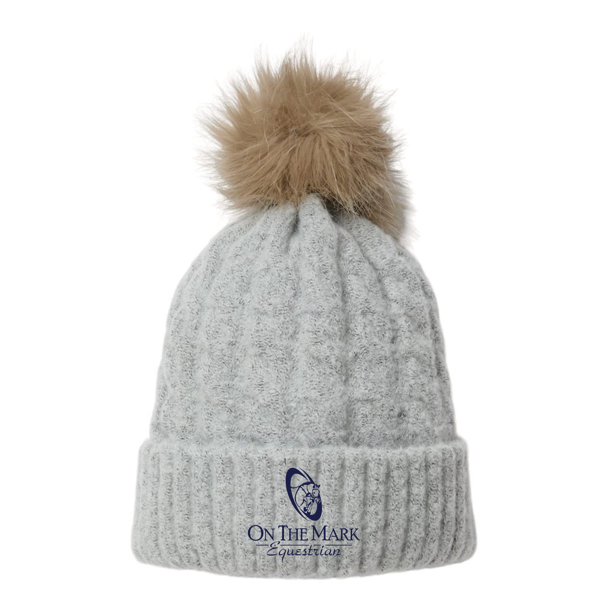 On The Mark Equestrian Columbia Winter Blur II Pom Beanie