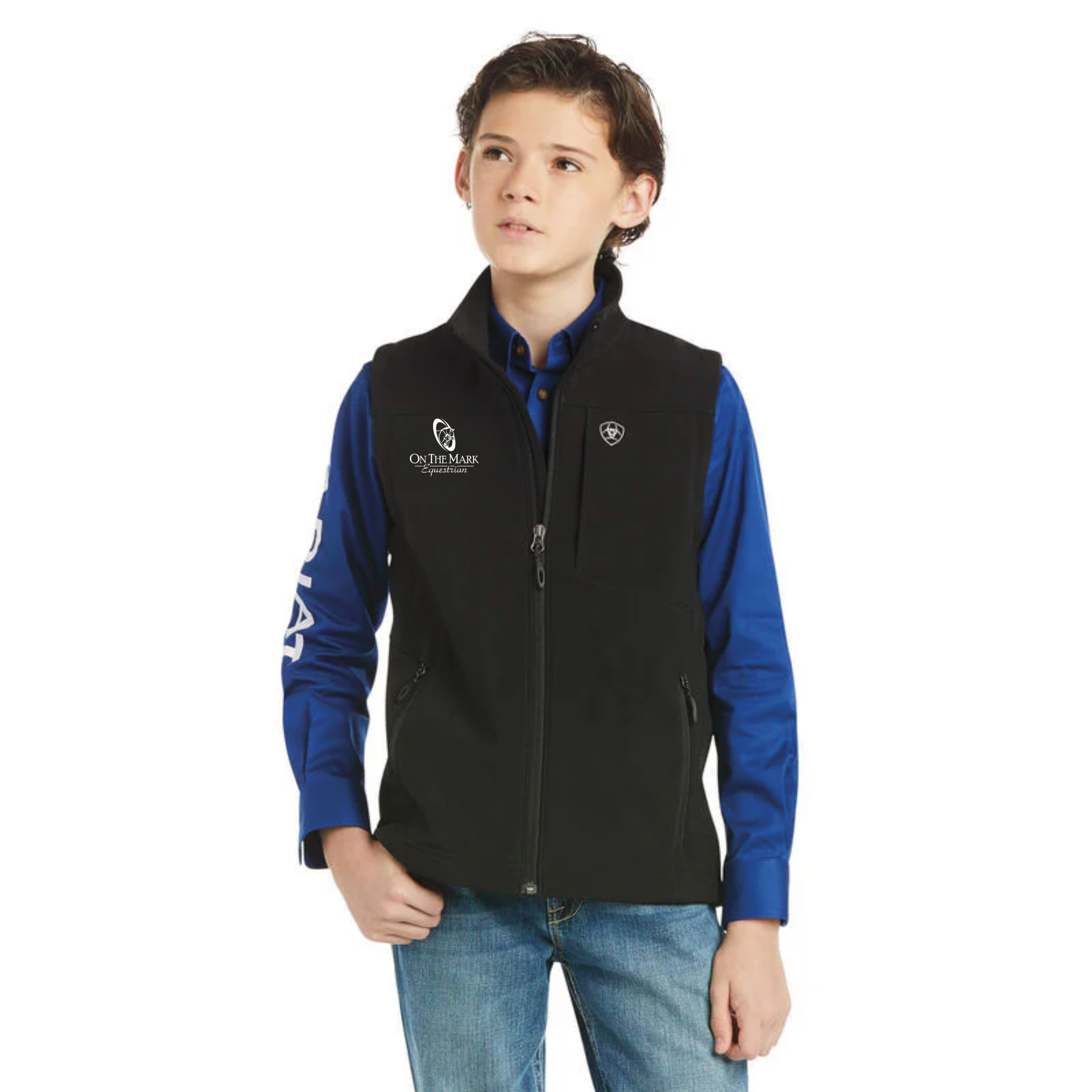 On The Mark Equestrian Youth Ariat Vernon Softshell Vest