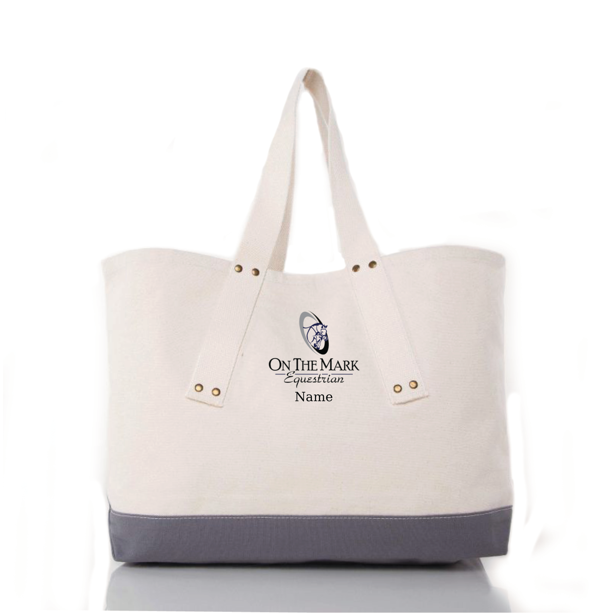 On The Mark Equestrian CB Station Grommet Tote Bag