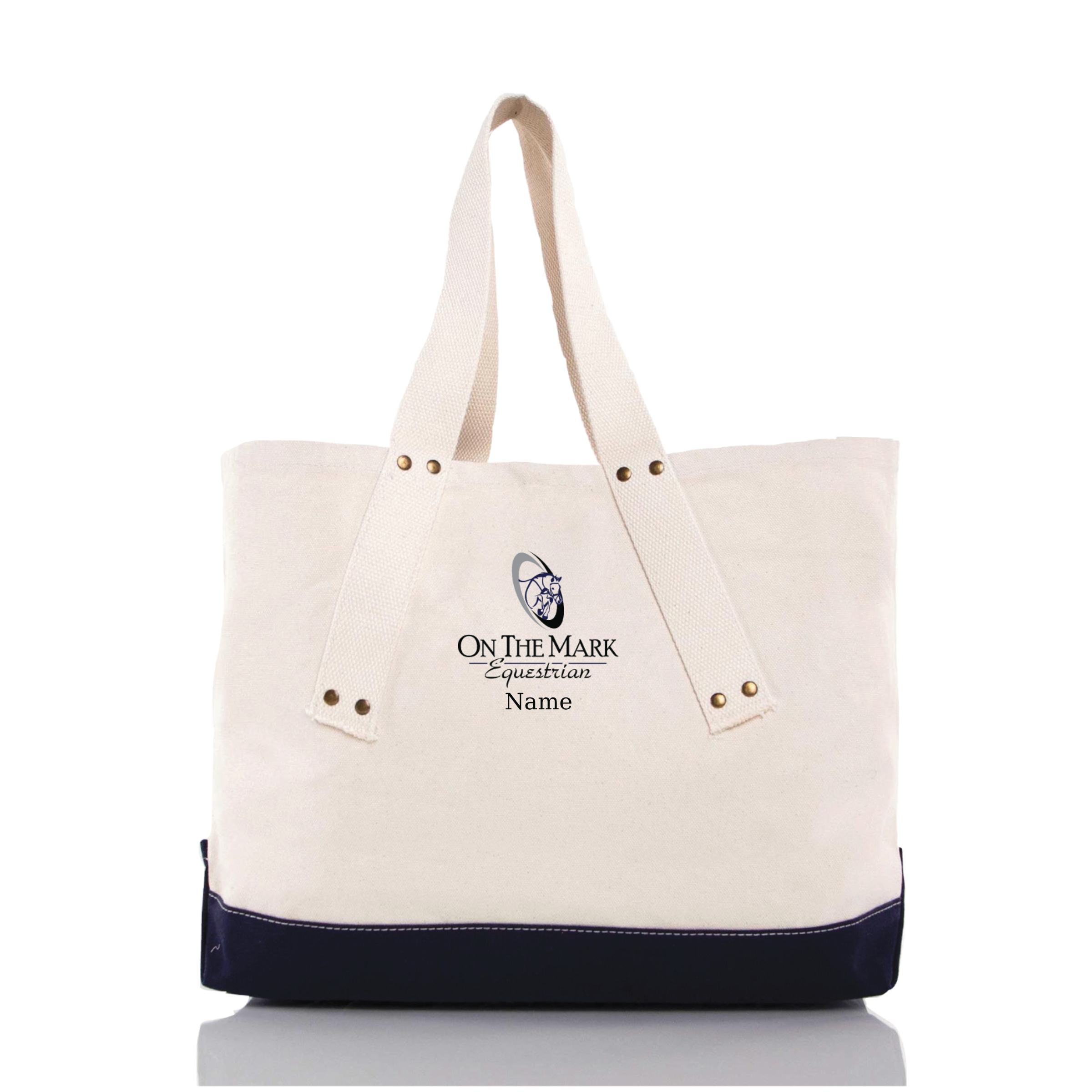 On The Mark Equestrian CB Station Grommet Tote Bag