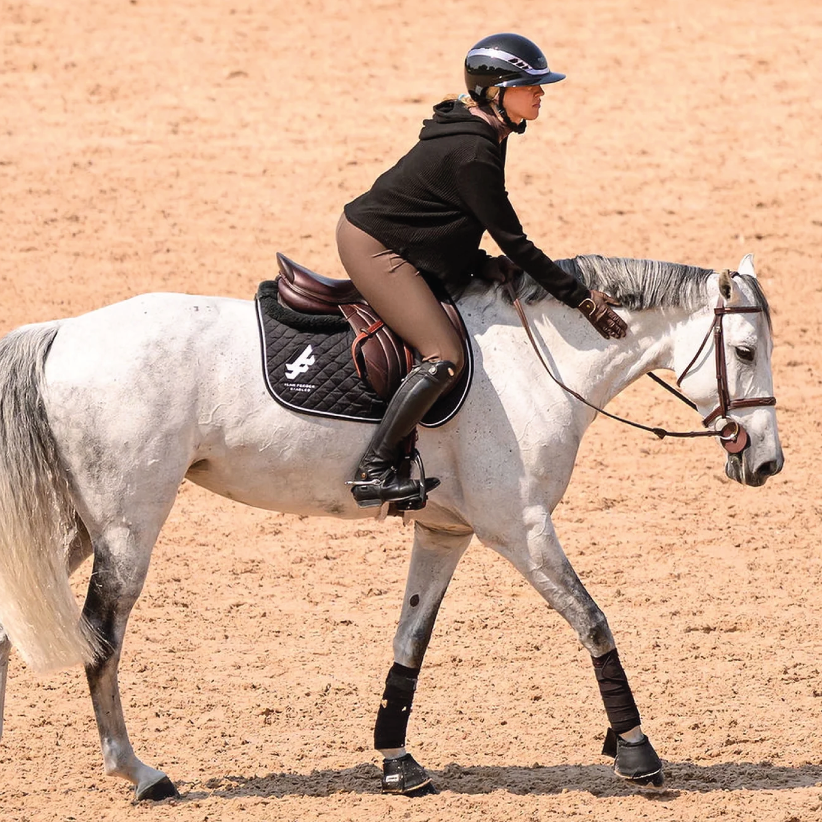 Oakwood Euphoric Equestrian Cali Waffle Hoodie