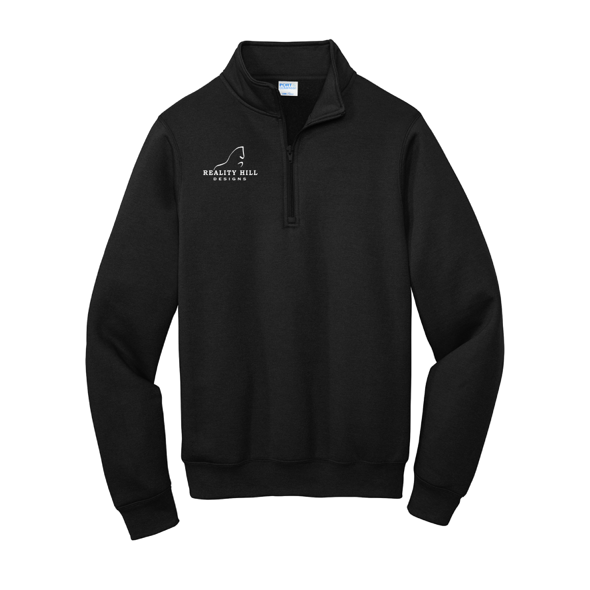 Unisex Port & Company Core Fleece 1/4 Zip Pullover Sweatshirt