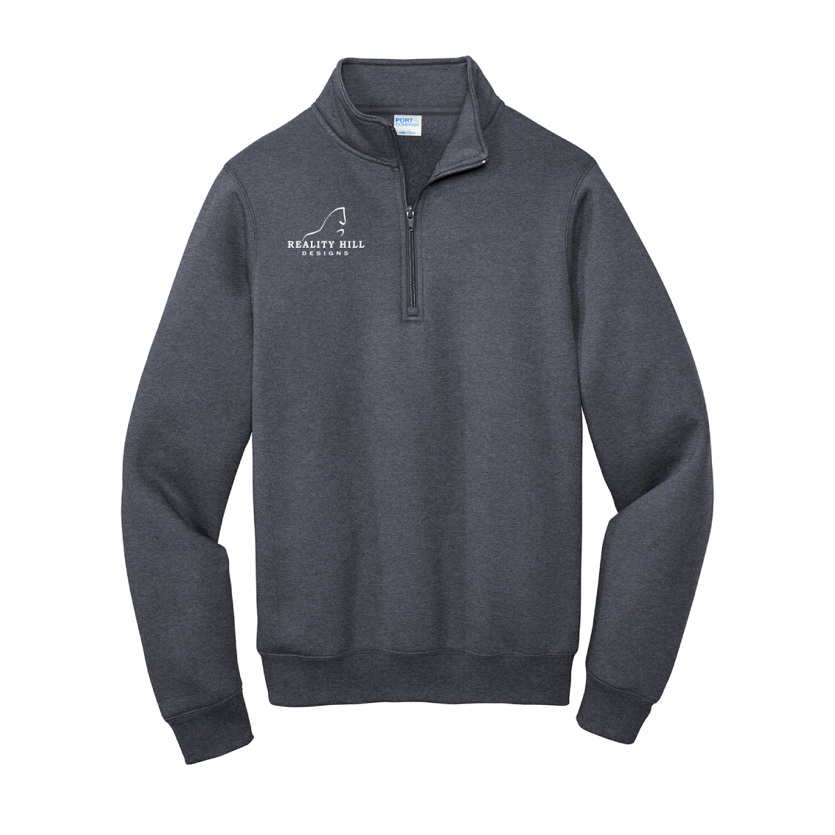 Unisex Port & Company Core Fleece 1/4 Zip Pullover Sweatshirt