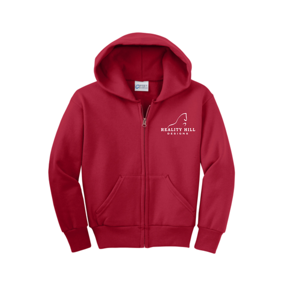 Youth Port & Company Core Fleece Full-Zip Hoodie