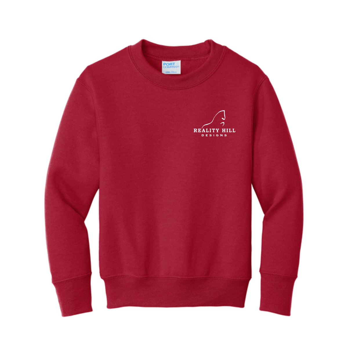 Youth Port & Company Fleece Crewneck Sweatshirt