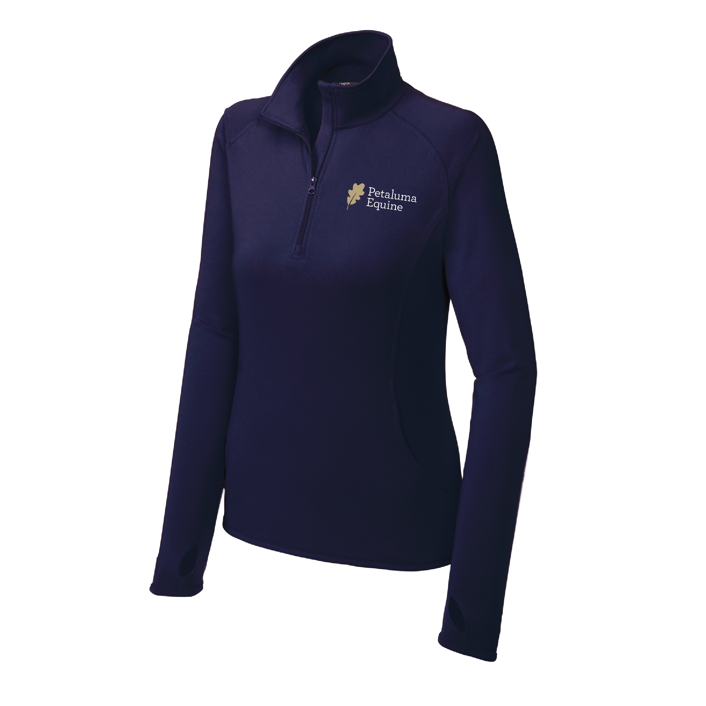 Petaluma Equine Women's Sport-Tek Sport-Wick Stretch 1/4 Zip Pullover