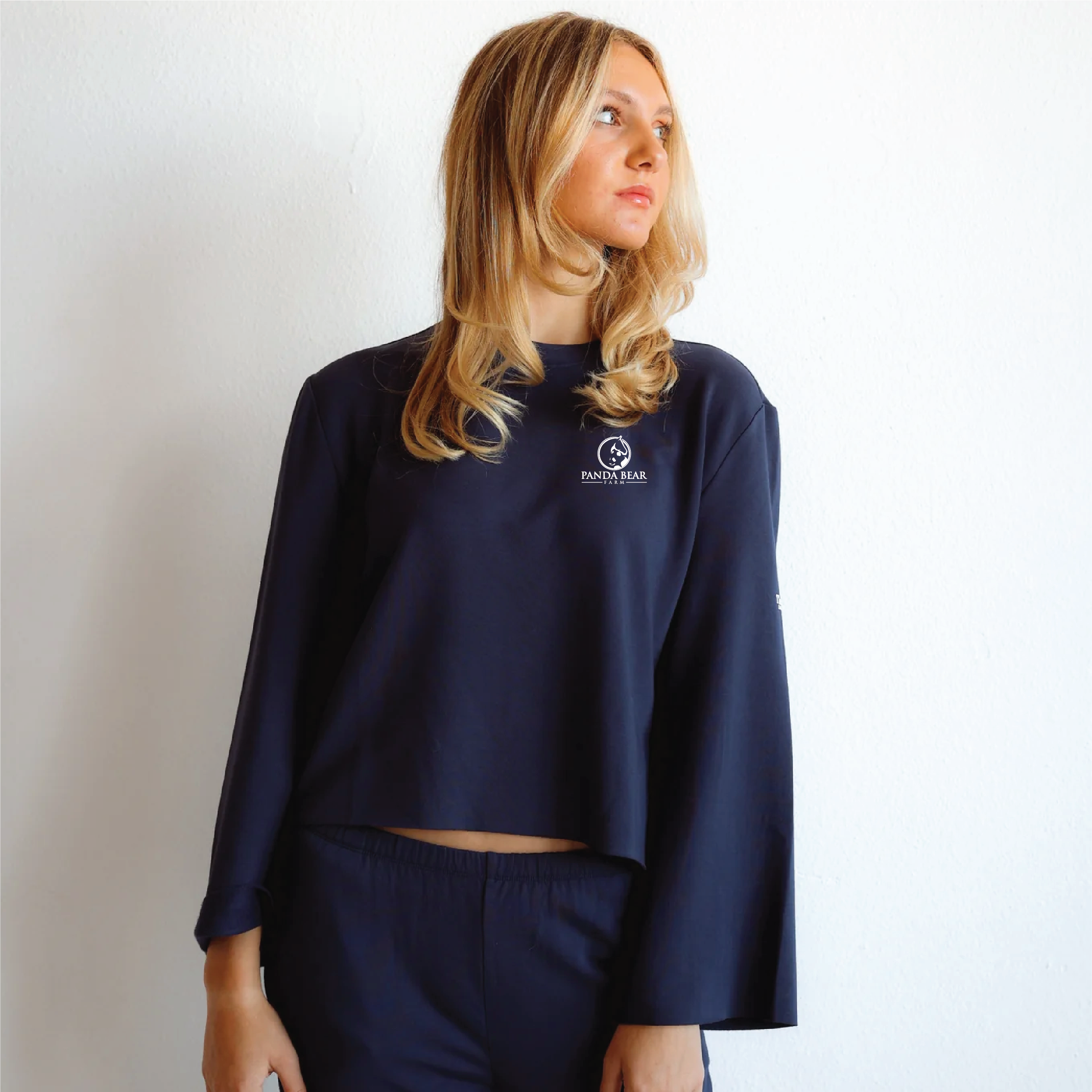 Panda Bear Farm Women's The Barn Dallas Ringside Flare Crewneck