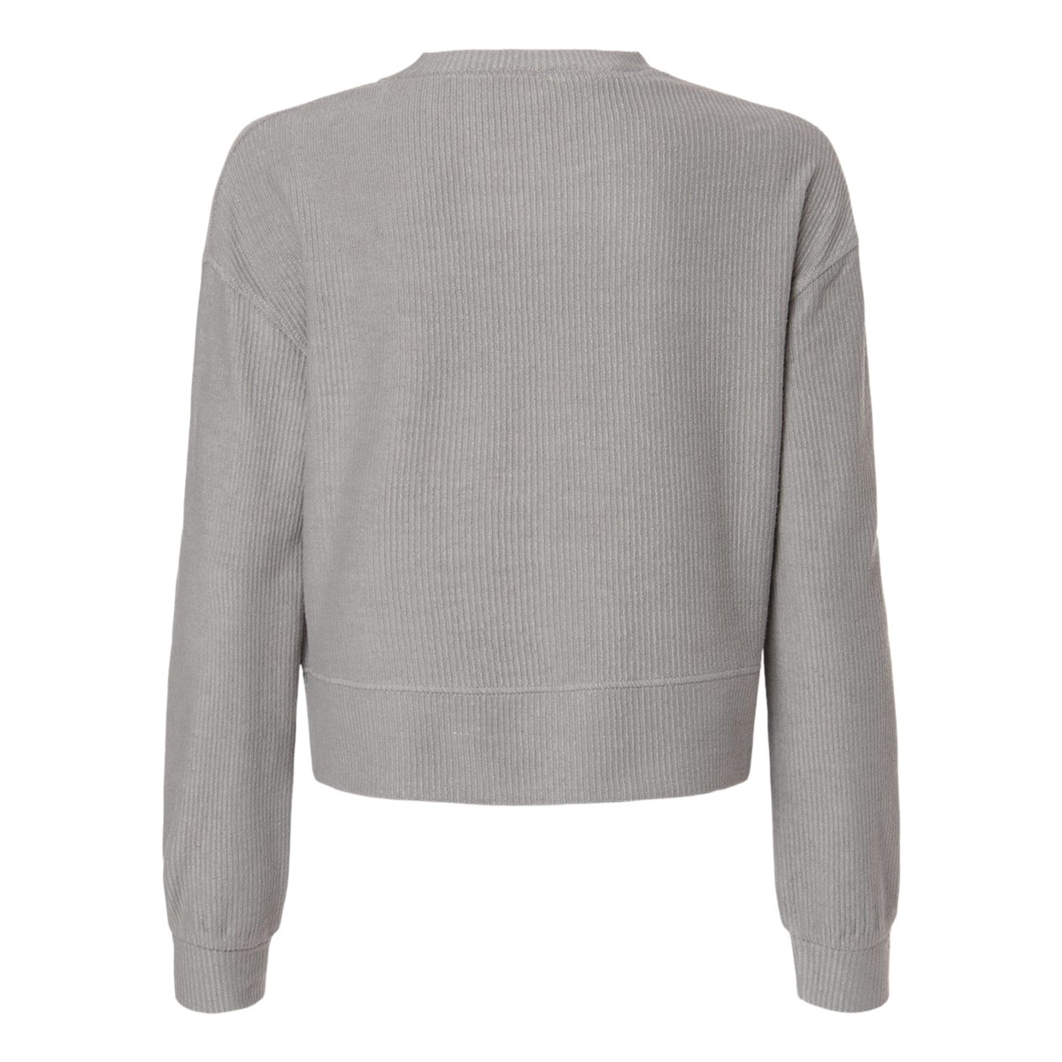 Rardin Equestrian Women's Boxercraft Rib Knit Corded Boxy Crewneck Sweatshirt