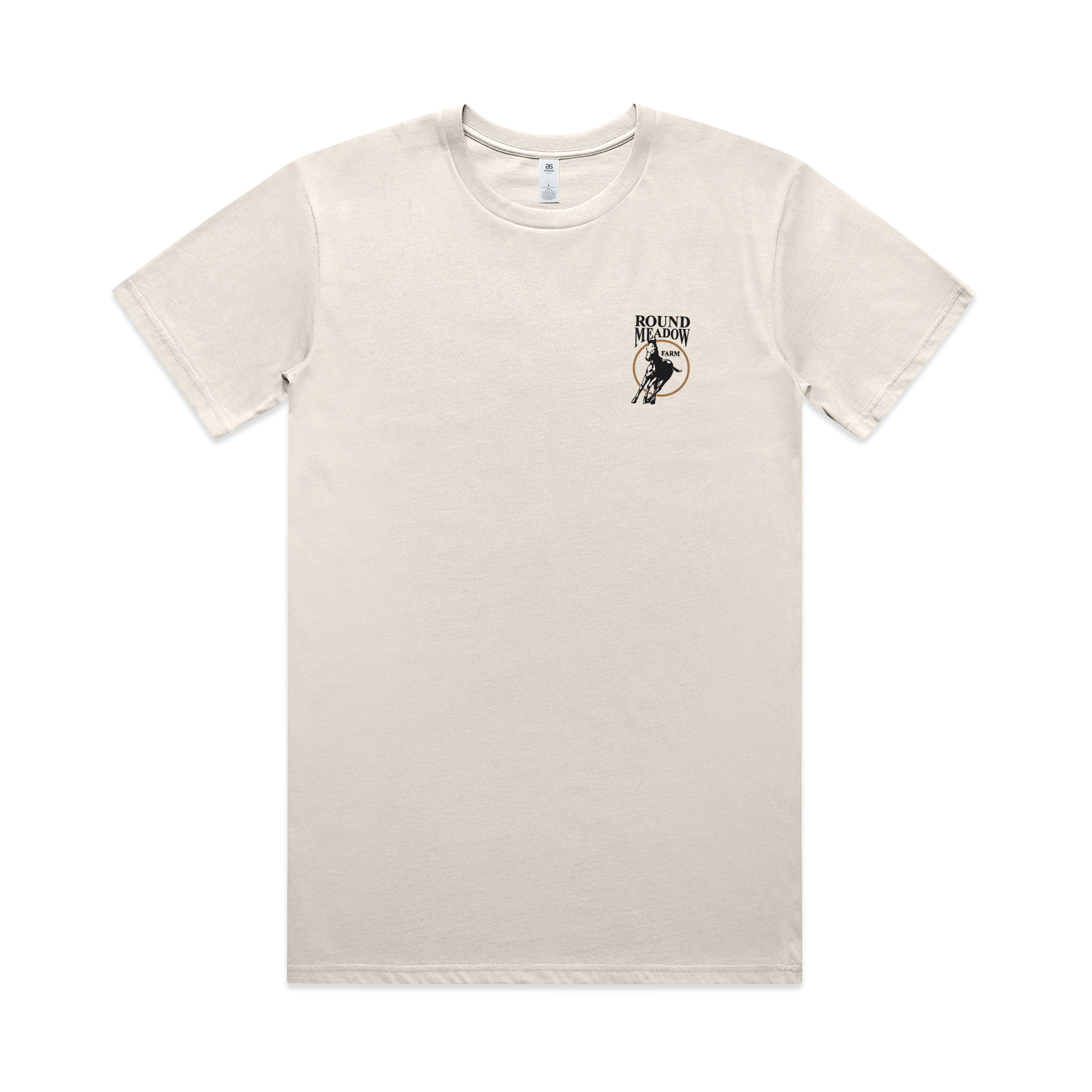 Round Meadow Men's Ascolour Basic Tee