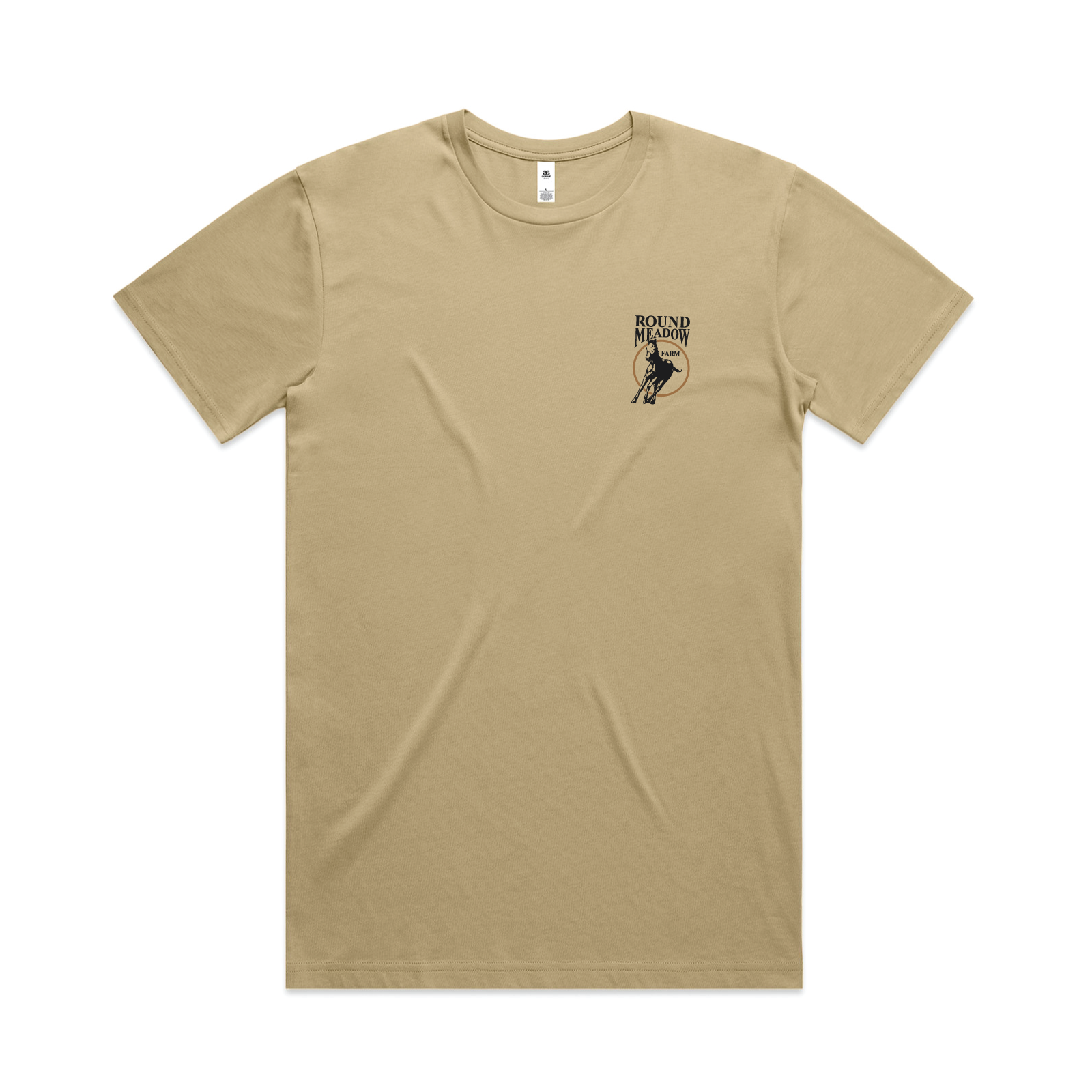 Round Meadow Men's Ascolour Basic Tee