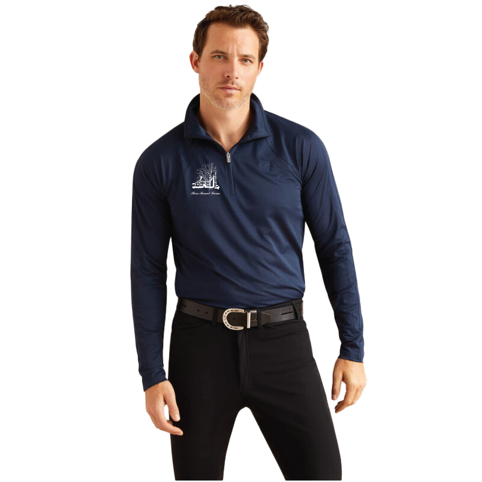 Rose Mount Farm Men's Ariat Sunstopper 1/4 Zip Baselayer