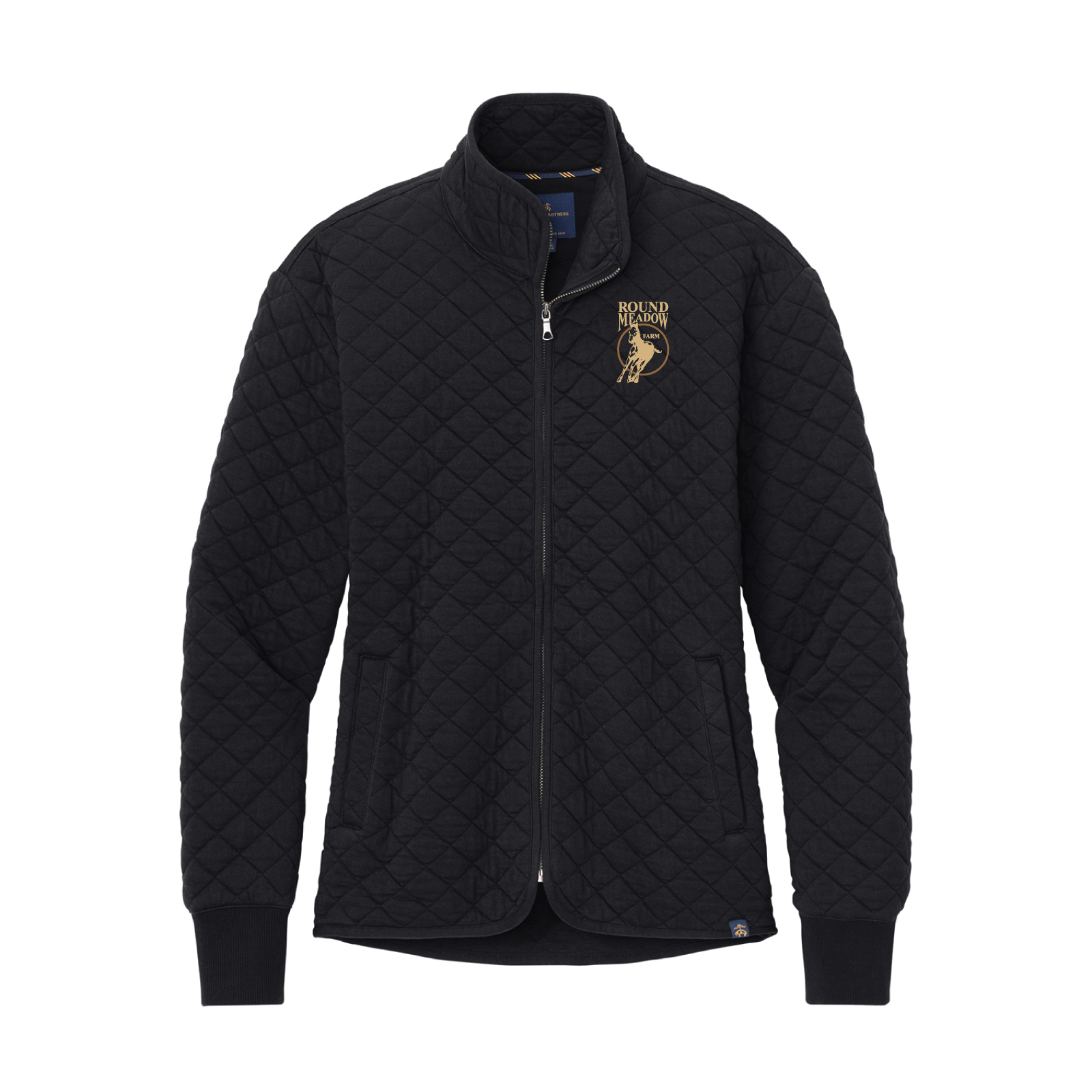 Women's Brooks Brothers Diamond Quilt Full Zip
