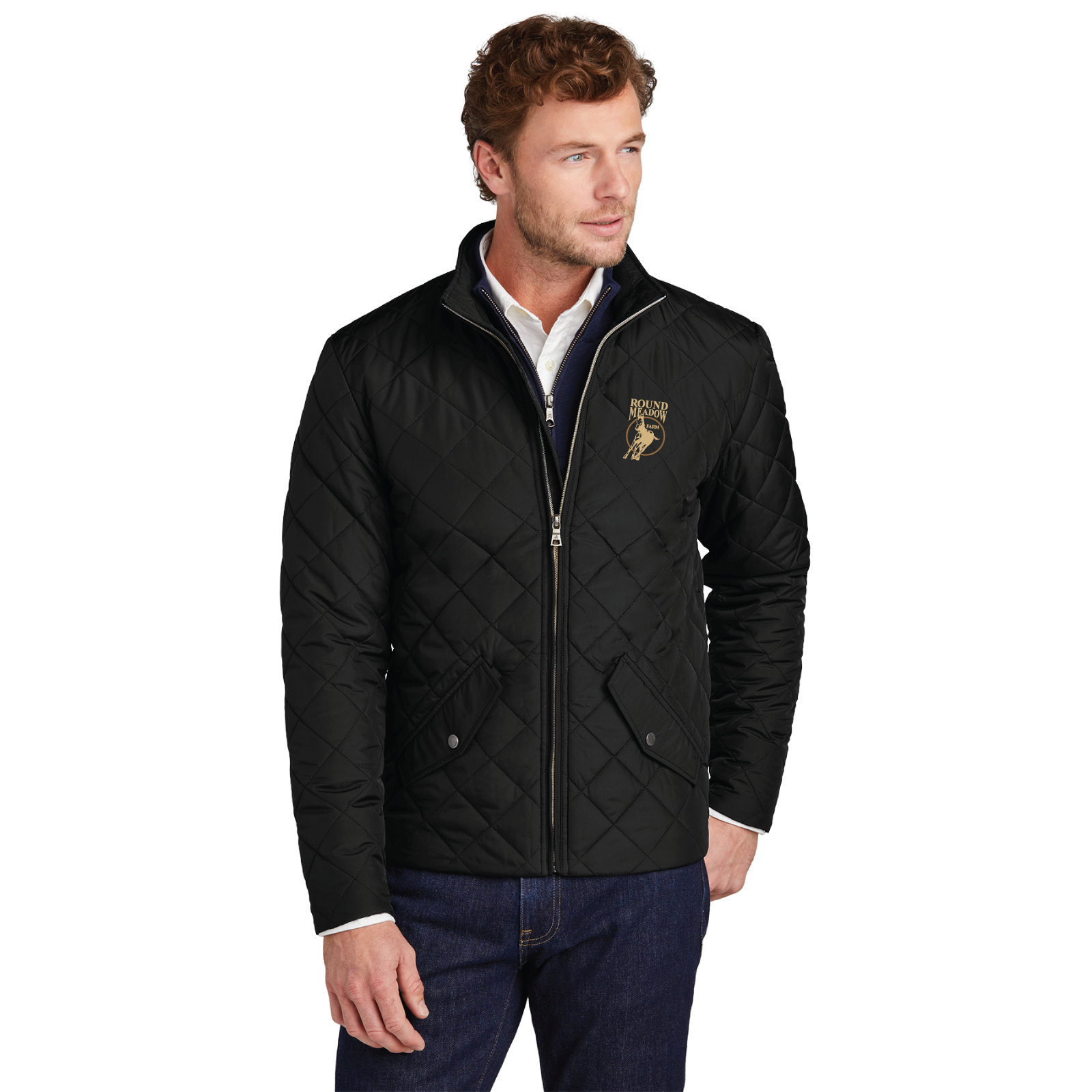 Round Meadow Men's Brooks Brothers Quilted Jacket