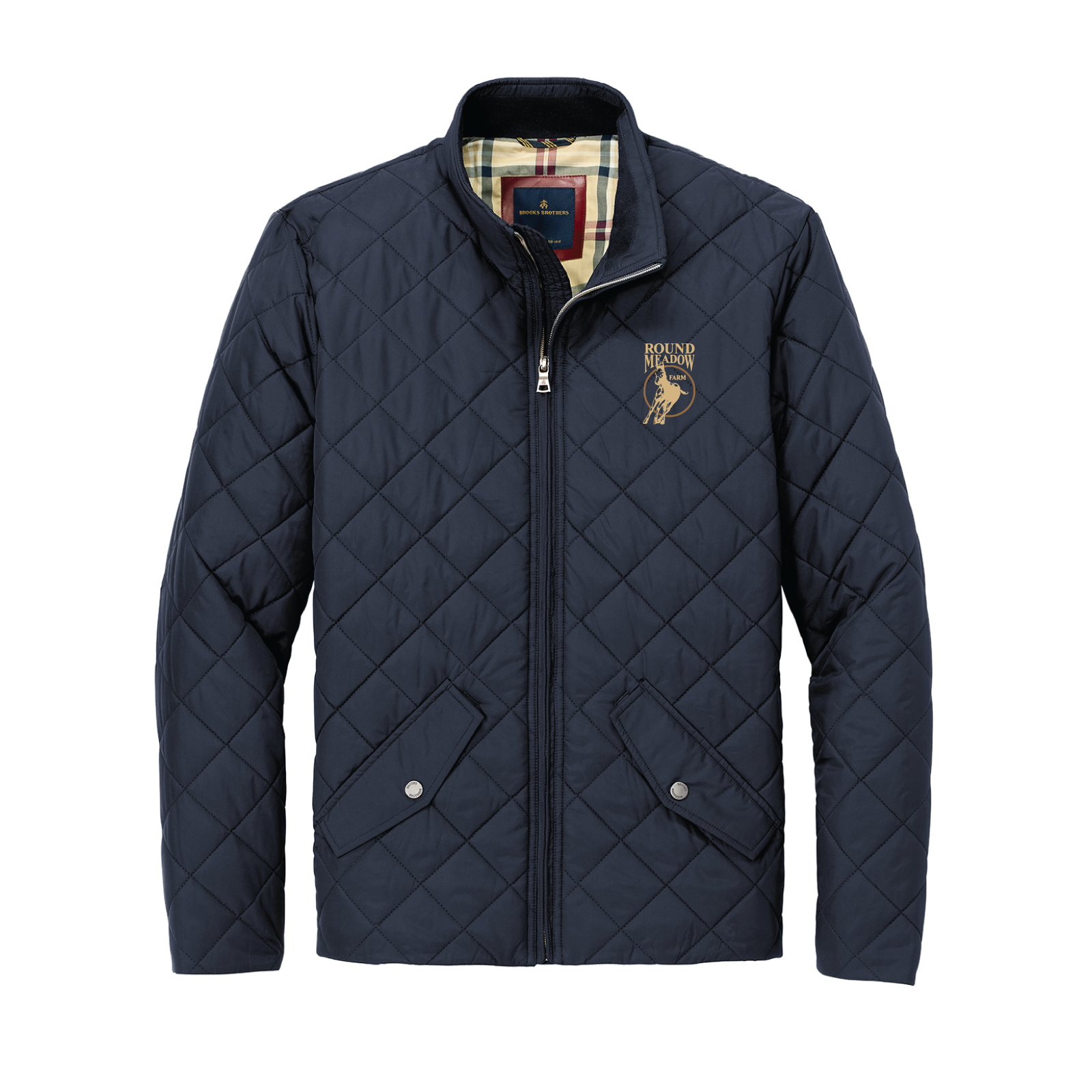 Round Meadow Men's Brooks Brothers Quilted Jacket