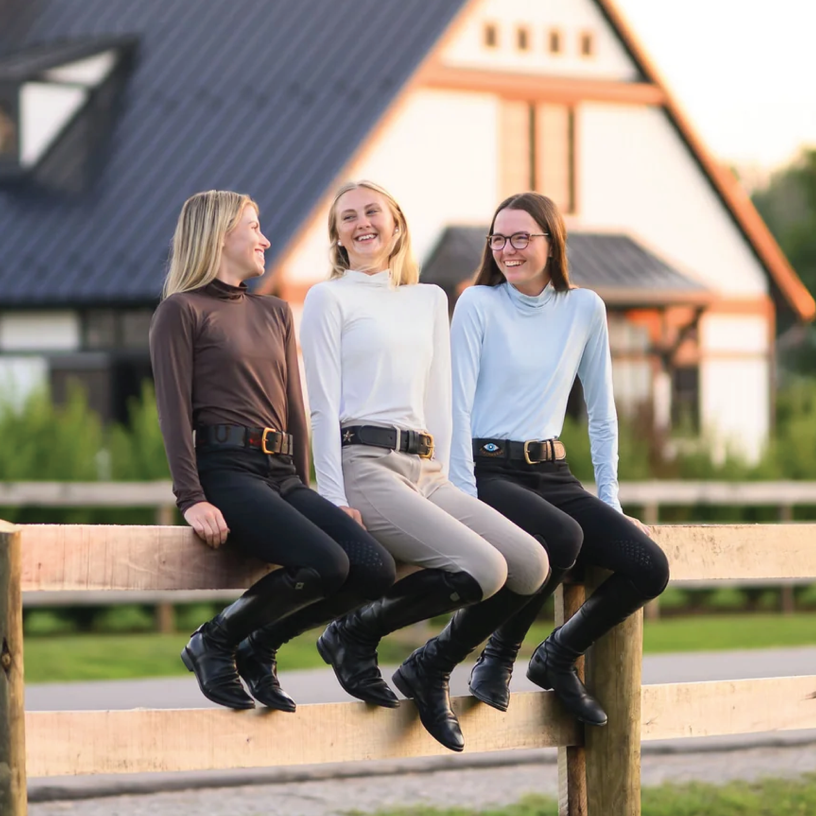 Round Meadow Euphoric Equestrian Otto Turtleneck