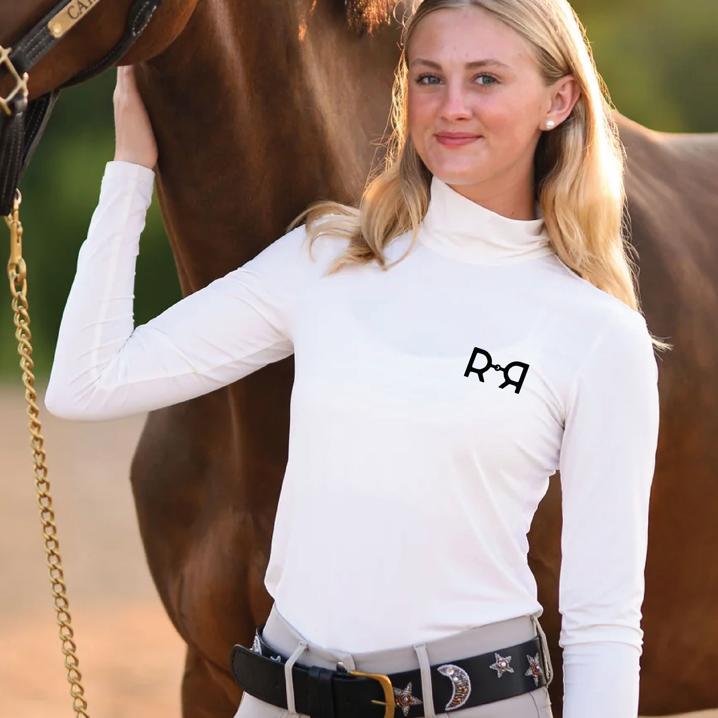 Rocco & Rose Equestrian Women's Euphoric Equestrian Otto Turtleneck