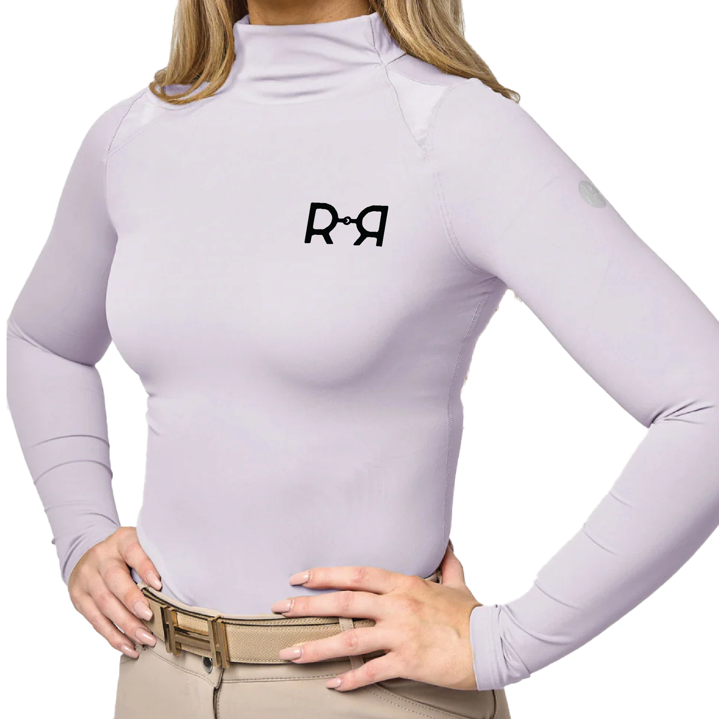 Rocco & Rose Women's TKEQ 'Chloe' High Collar Technical Top
