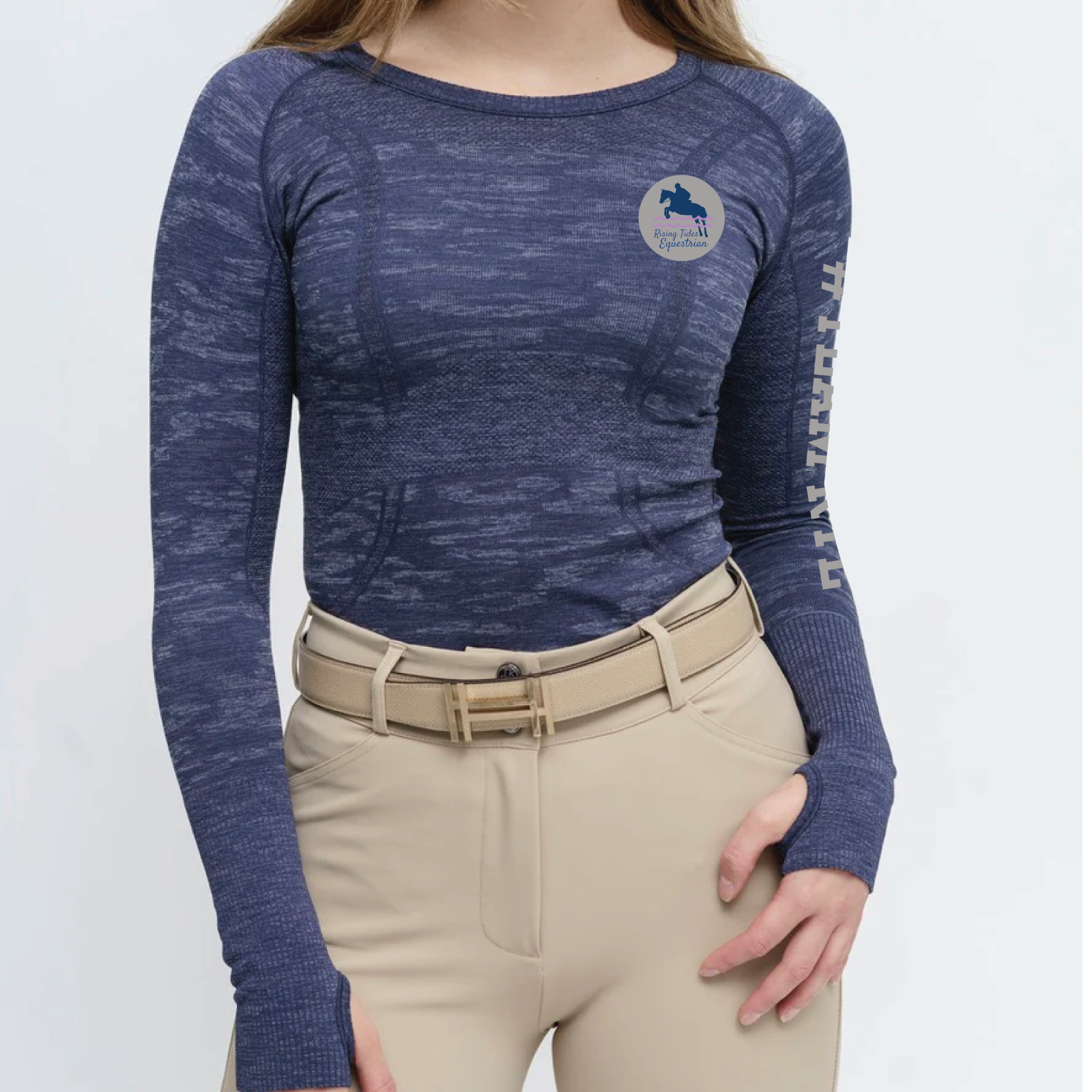 Rising Tides Equestrian Women's TKEQ 'Kennedy' Seamless Long Sleeve