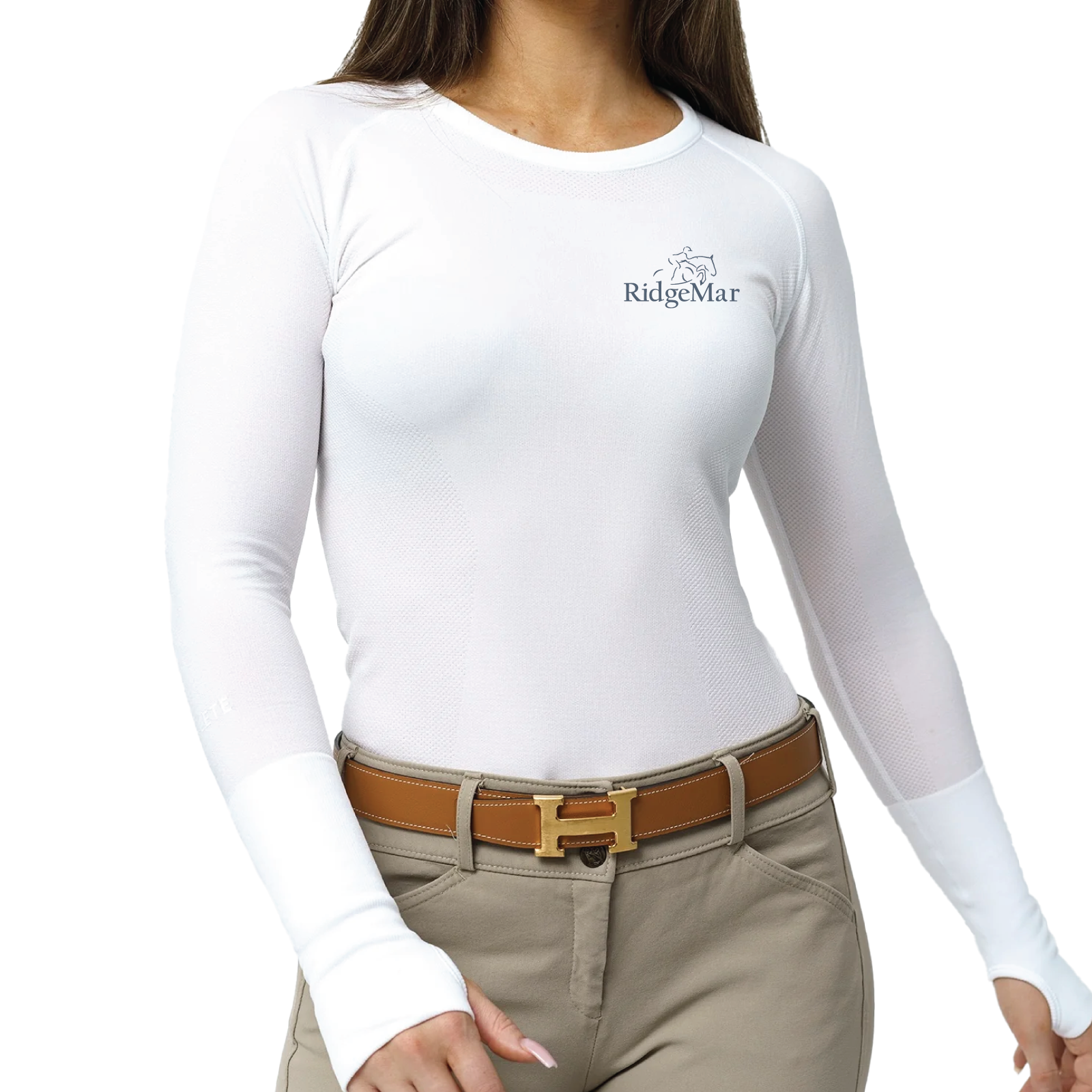 RidgeMar Women's TKEQ 'Kennedy' Seamless Long Sleeve