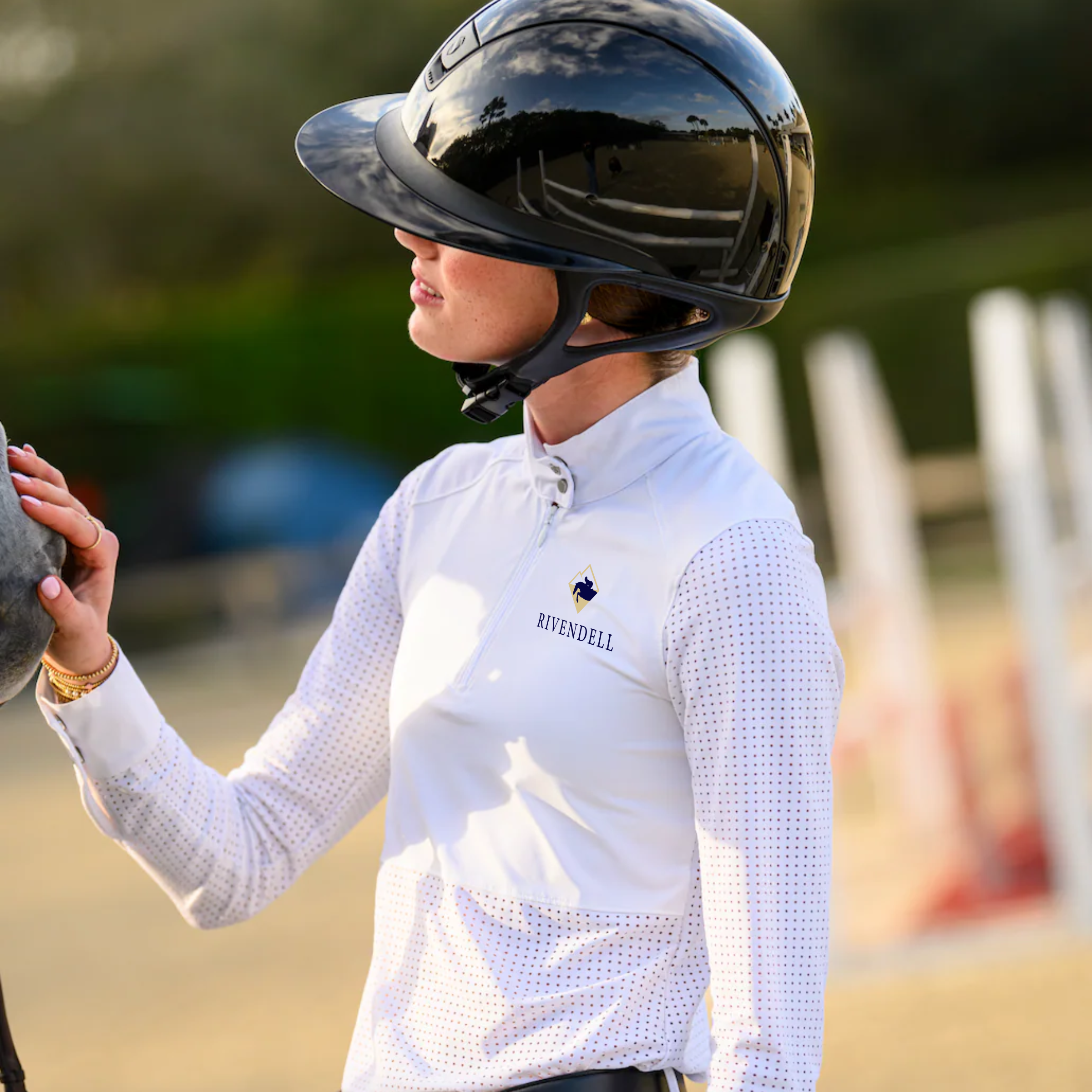Rivendell Women's Euphoric Equestrian Kloud Long Sleeve Competition Top