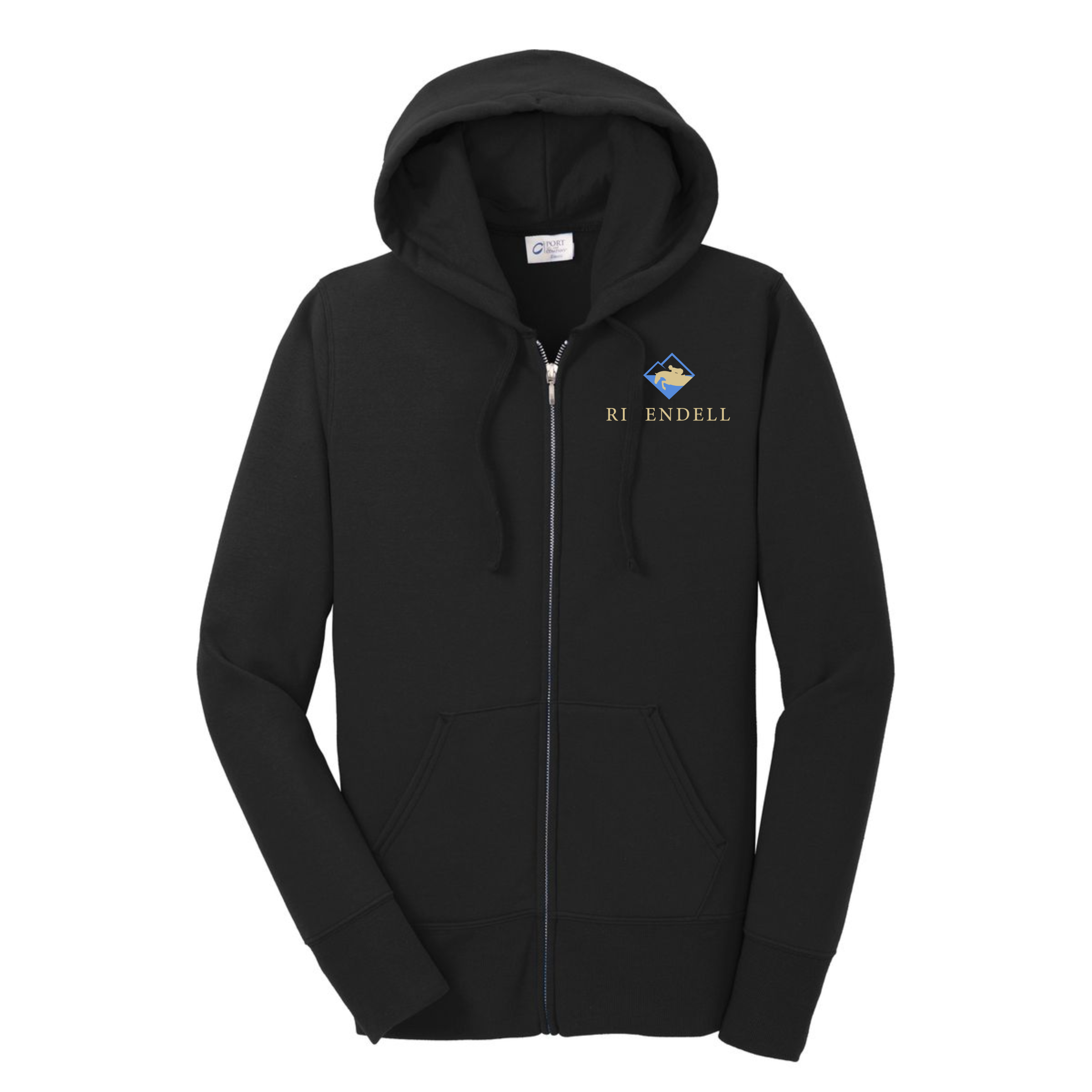 Rivendell Women's Port & Co. Core Fleece Full-Zip Hoodie