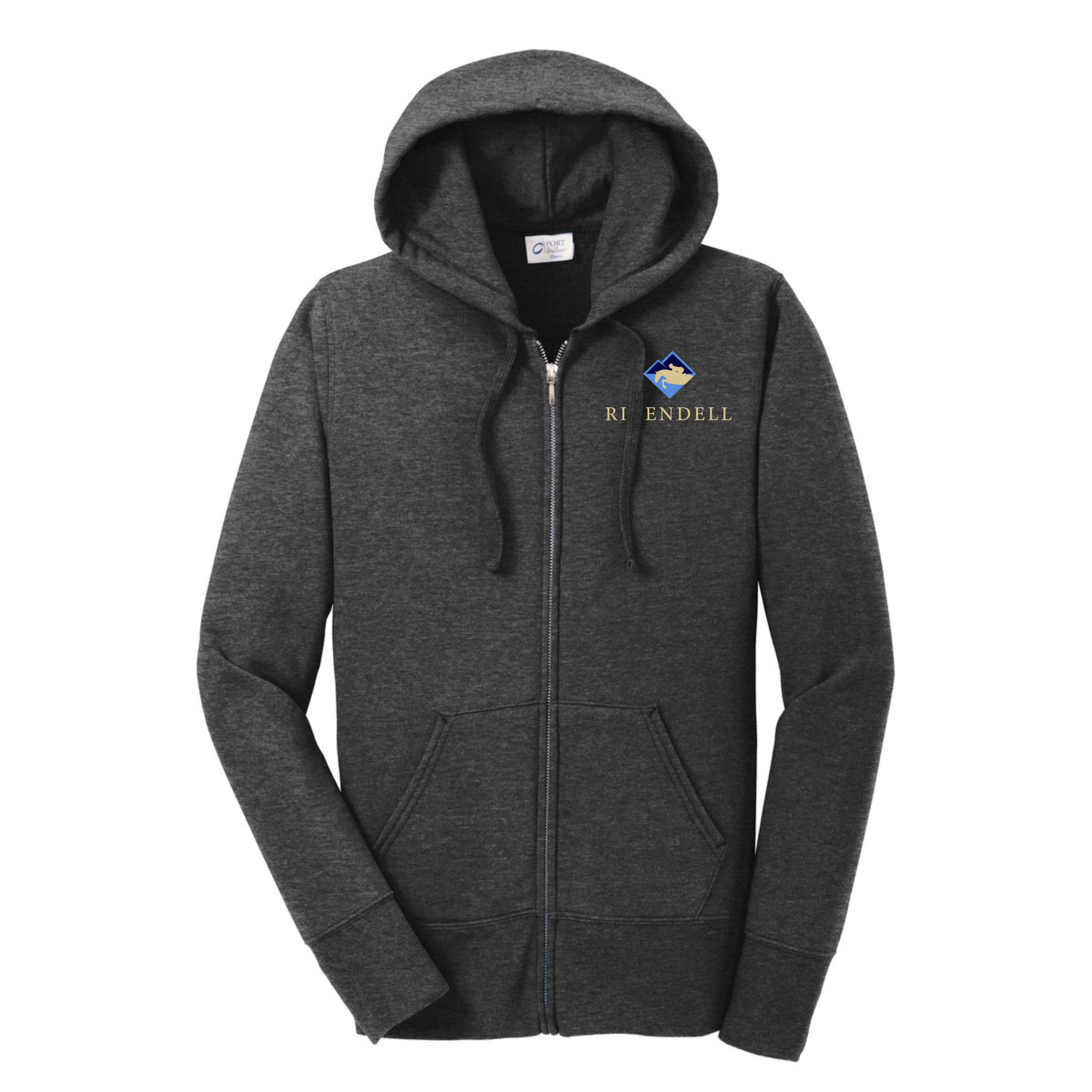 Rivendell Women's Port & Co. Core Fleece Full-Zip Hoodie
