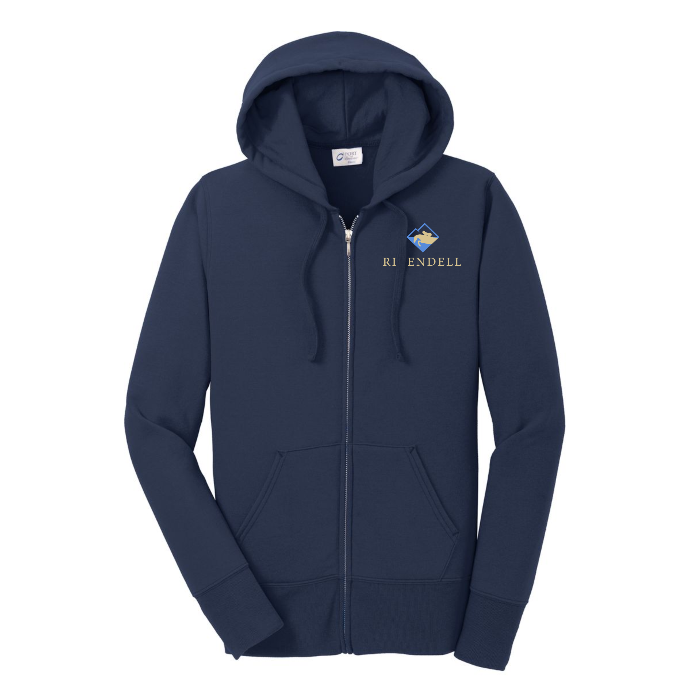Rivendell Women's Port & Co. Core Fleece Full-Zip Hoodie