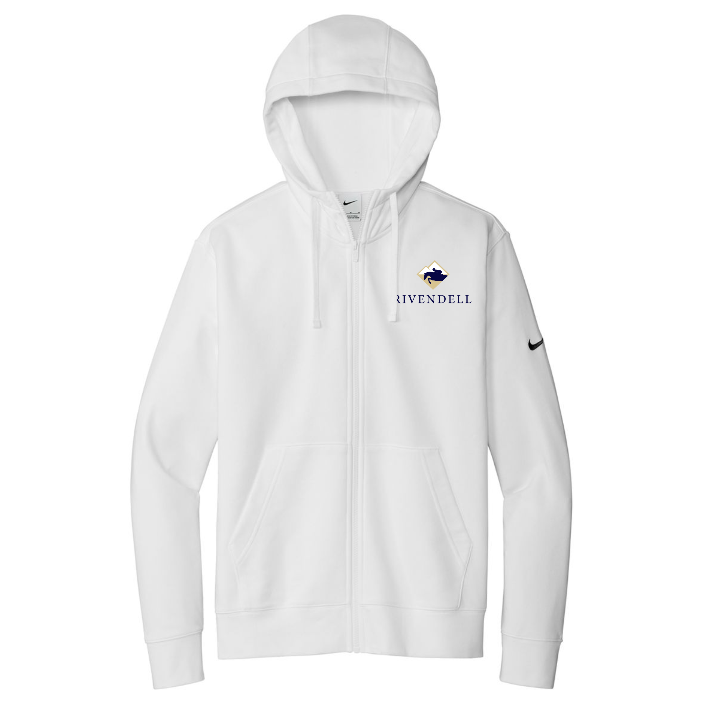 Rivendell Men's Nike Club Fleece Full-Zip Hoodie