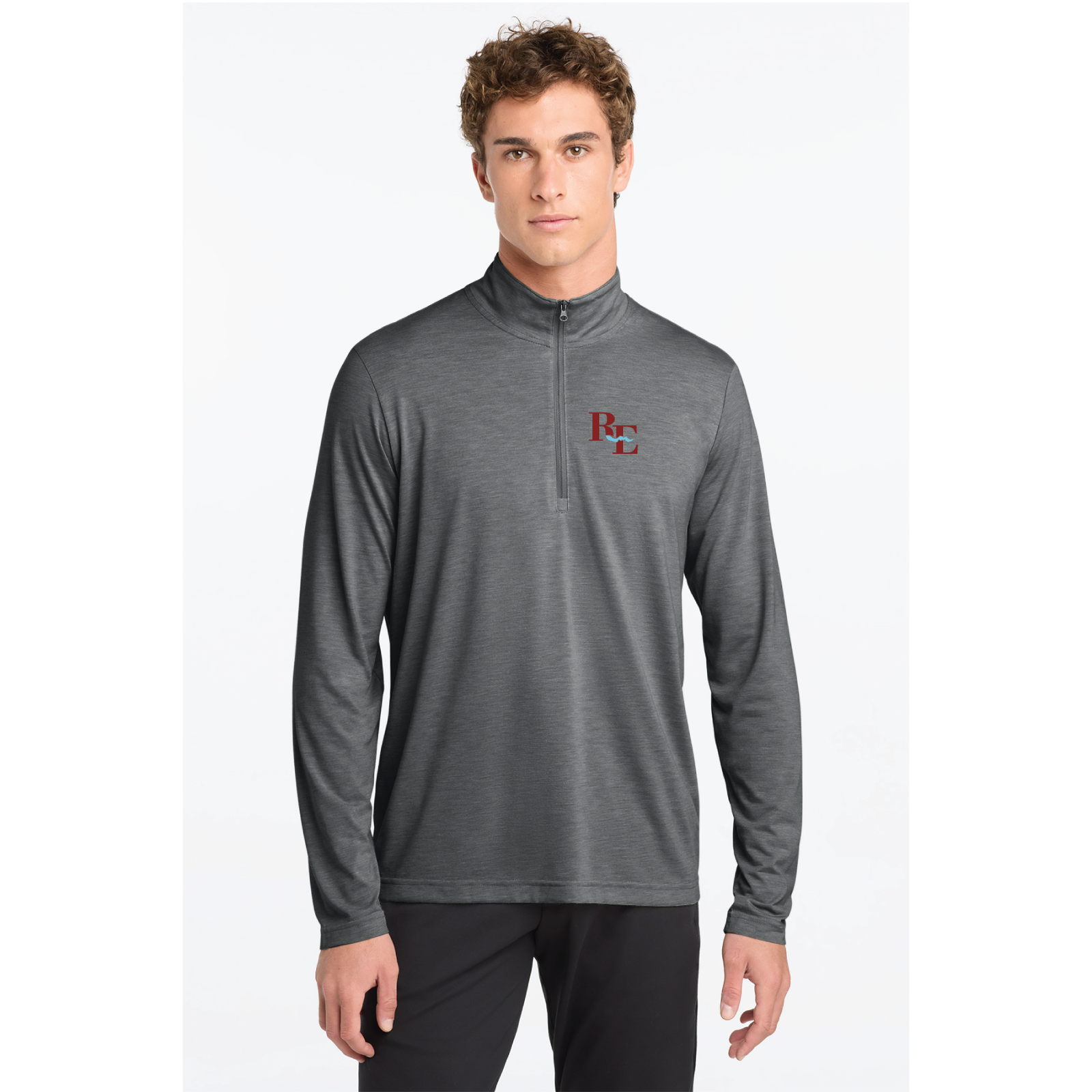 Riverbend Men's Sport-Tek PosiCharge Tri-Blend Wicking 1/4 Zip Pullover