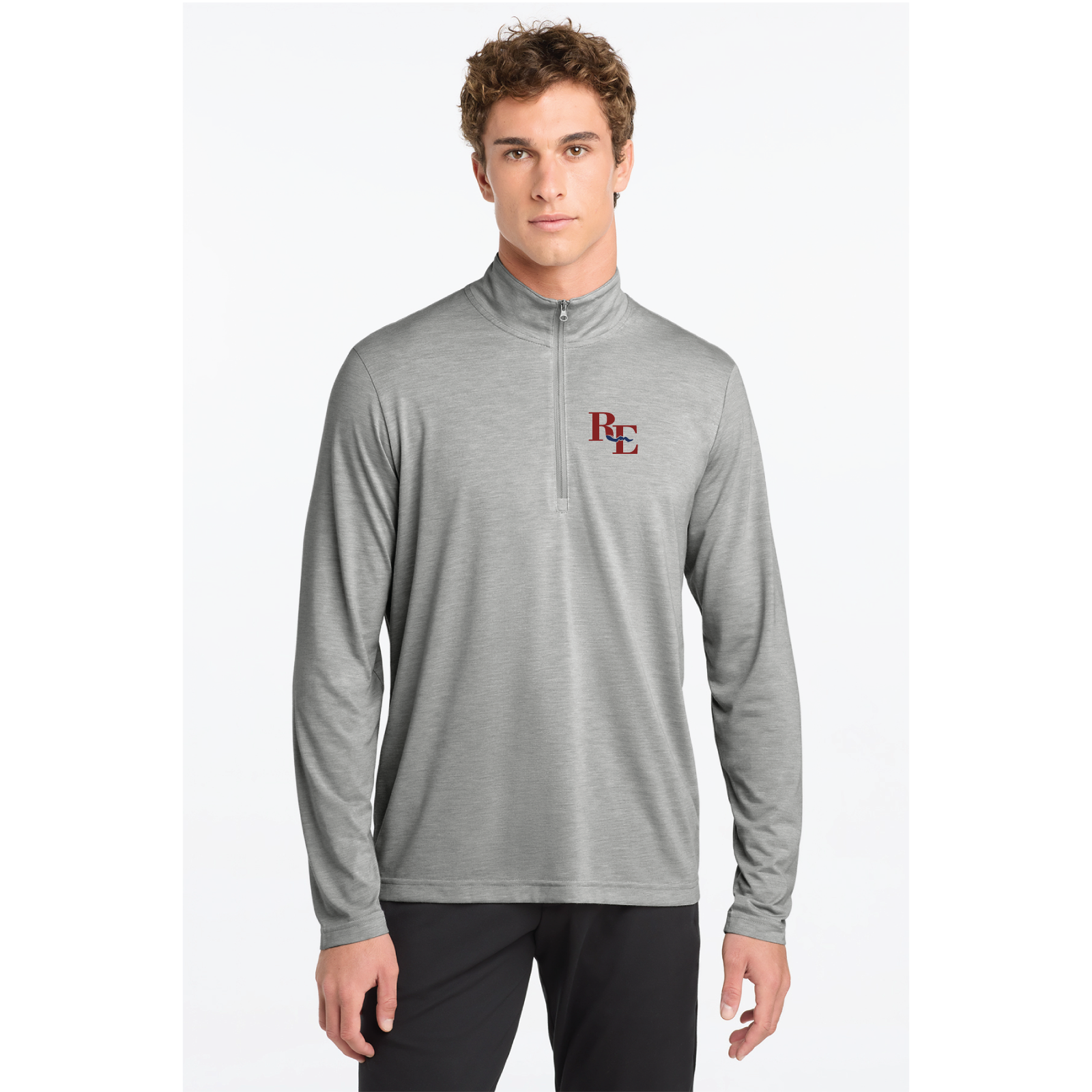 Riverbend Men's Sport-Tek PosiCharge Tri-Blend Wicking 1/4 Zip Pullover