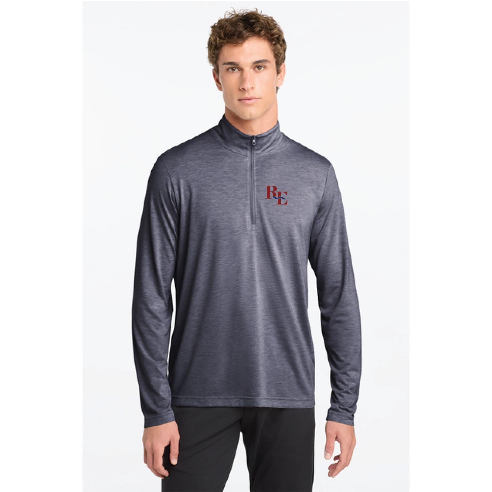 Riverbend Men's Sport-Tek PosiCharge Tri-Blend Wicking 1/4 Zip Pullover