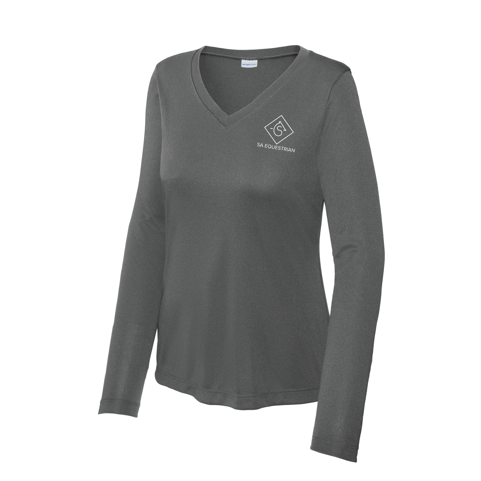 SA Equestrian Women's Sport-Tek PosiCharge Competitor Long Sleeve V-Neck