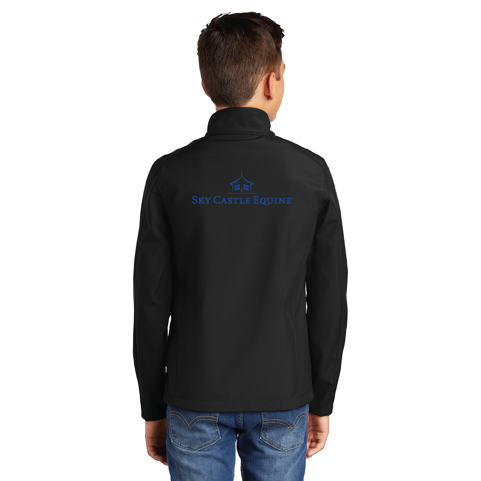 Sky Castle Equine Youth Port Authority Core Soft Shell Jacket