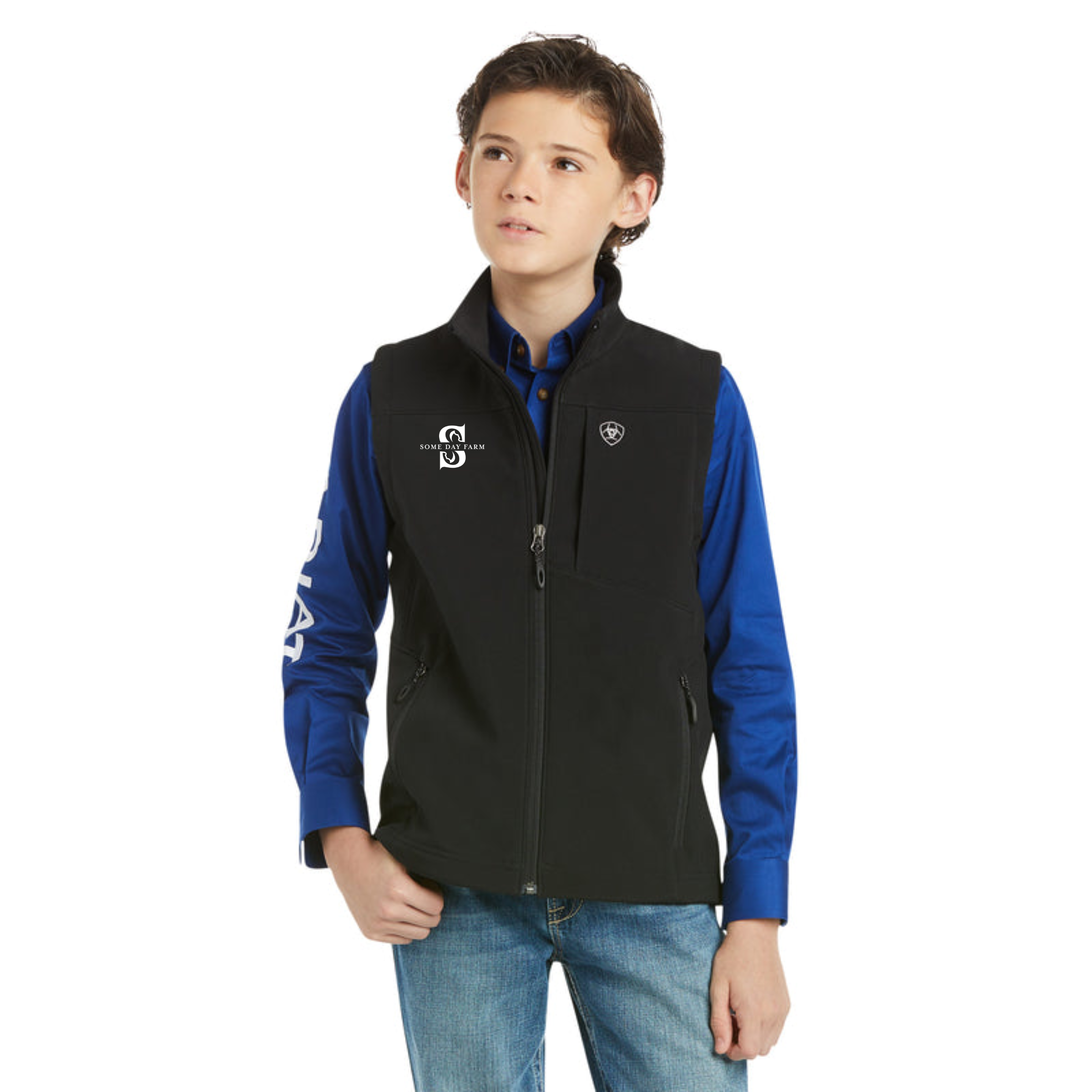 Some Day Farm Youth Ariat Vernon Softshell Vest