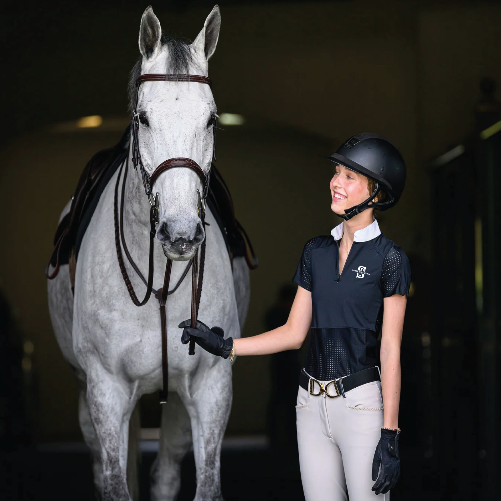 Some Day Farm Euphoric Equestrian Grace Short Sleeve Competition Shirt