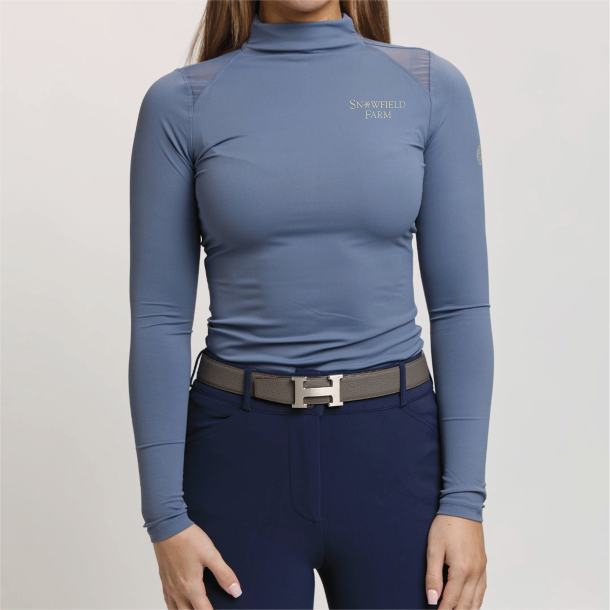 Snowfield Farm Women's TKEQ 'Chloe' High Collar Technical Top