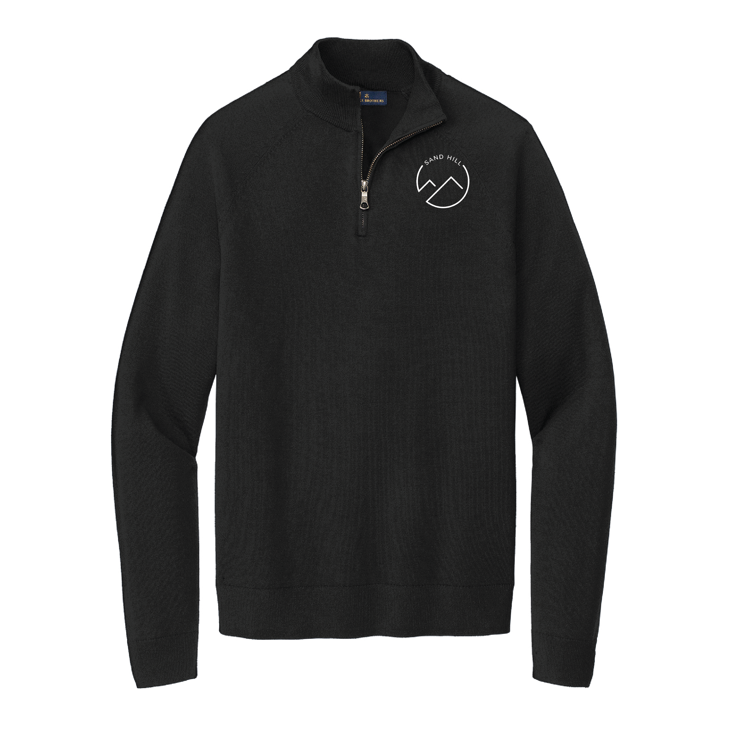 Sand Hill Stable Brooks Brothers Cotton Stretch 1/4-Zip Sweater