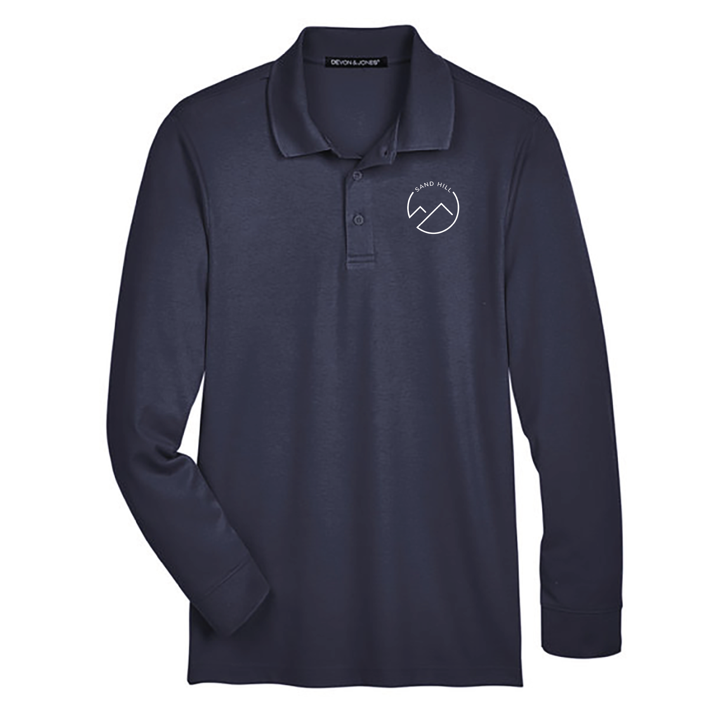 Sand Hill Stable Men's Devon & Jones Long Sleeve Performance Polo