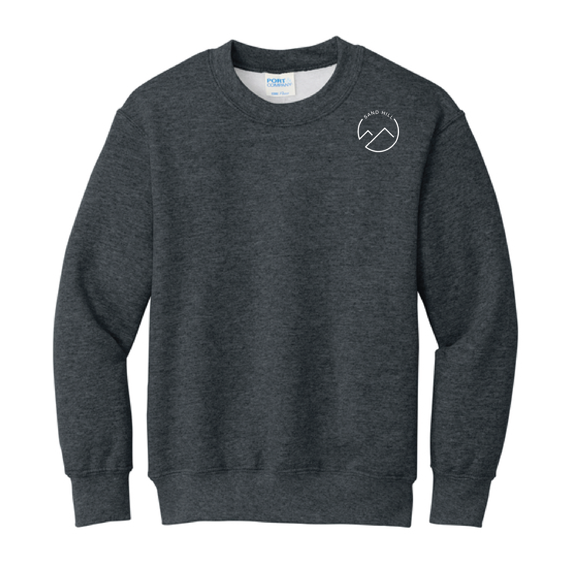 Sand Hill Stable Youth Port & Company Fleece Crewneck Sweatshirt