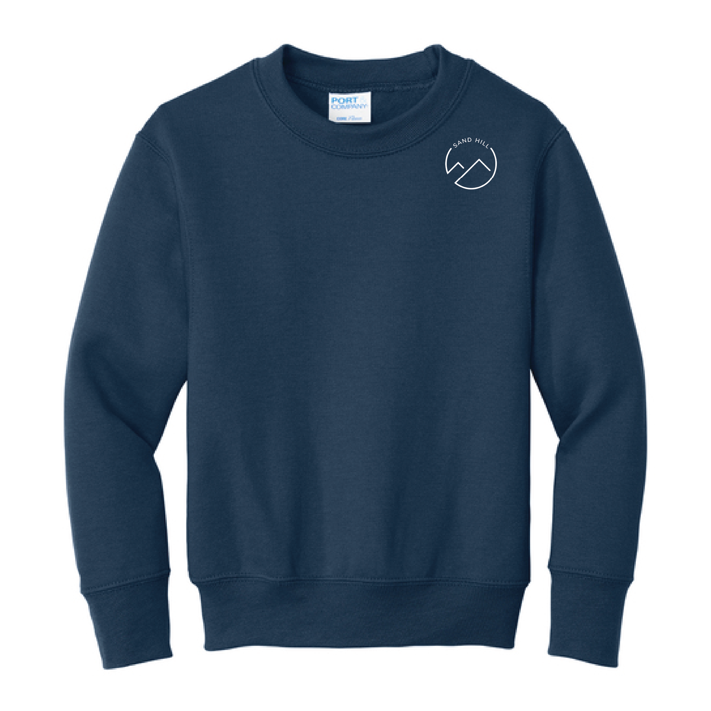Sand Hill Stable Youth Port & Company Fleece Crewneck Sweatshirt
