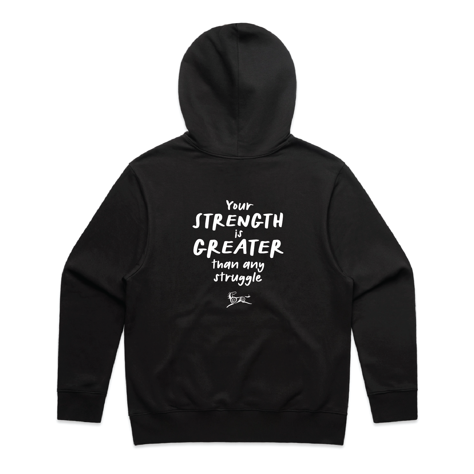 Sandhaven Men's AS Colour Heavy Hood (Your Strength...)