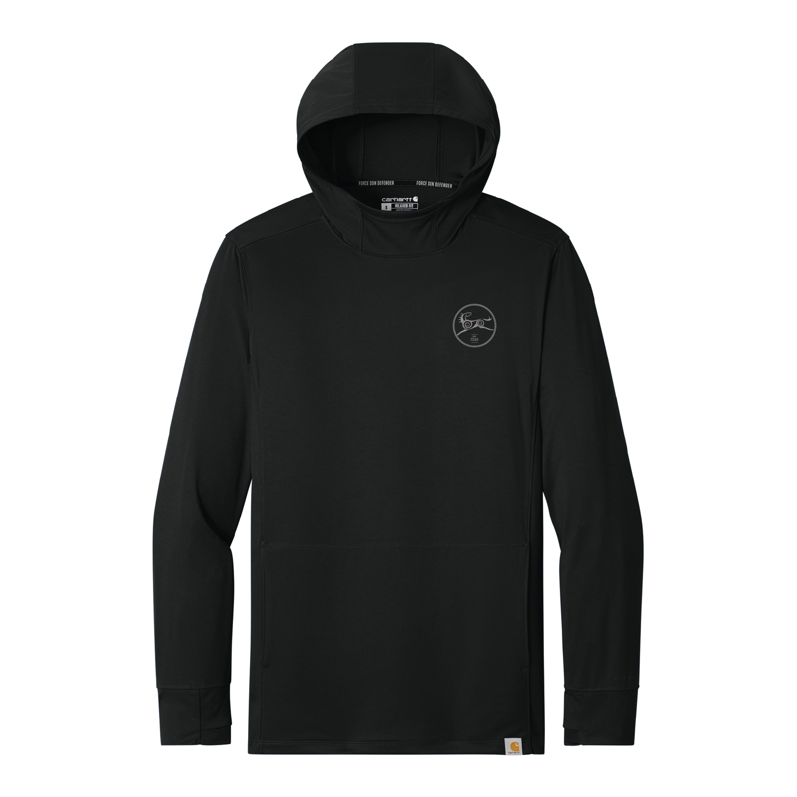 Men's Carhartt Force Sun Defender Long Sleeve Hooded T-Shirt