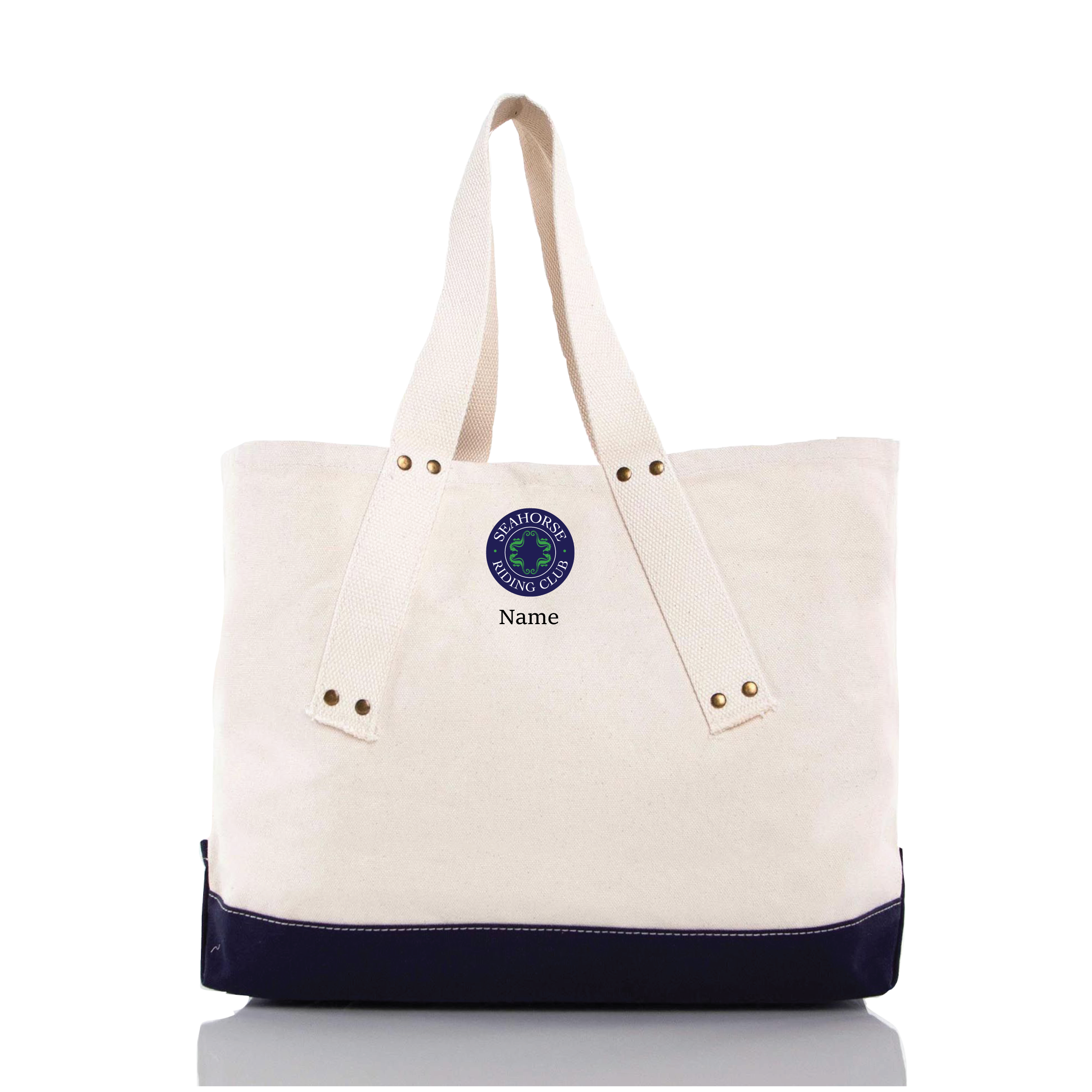 Seahorse Riding Club CB Station Grommet Tote Bag