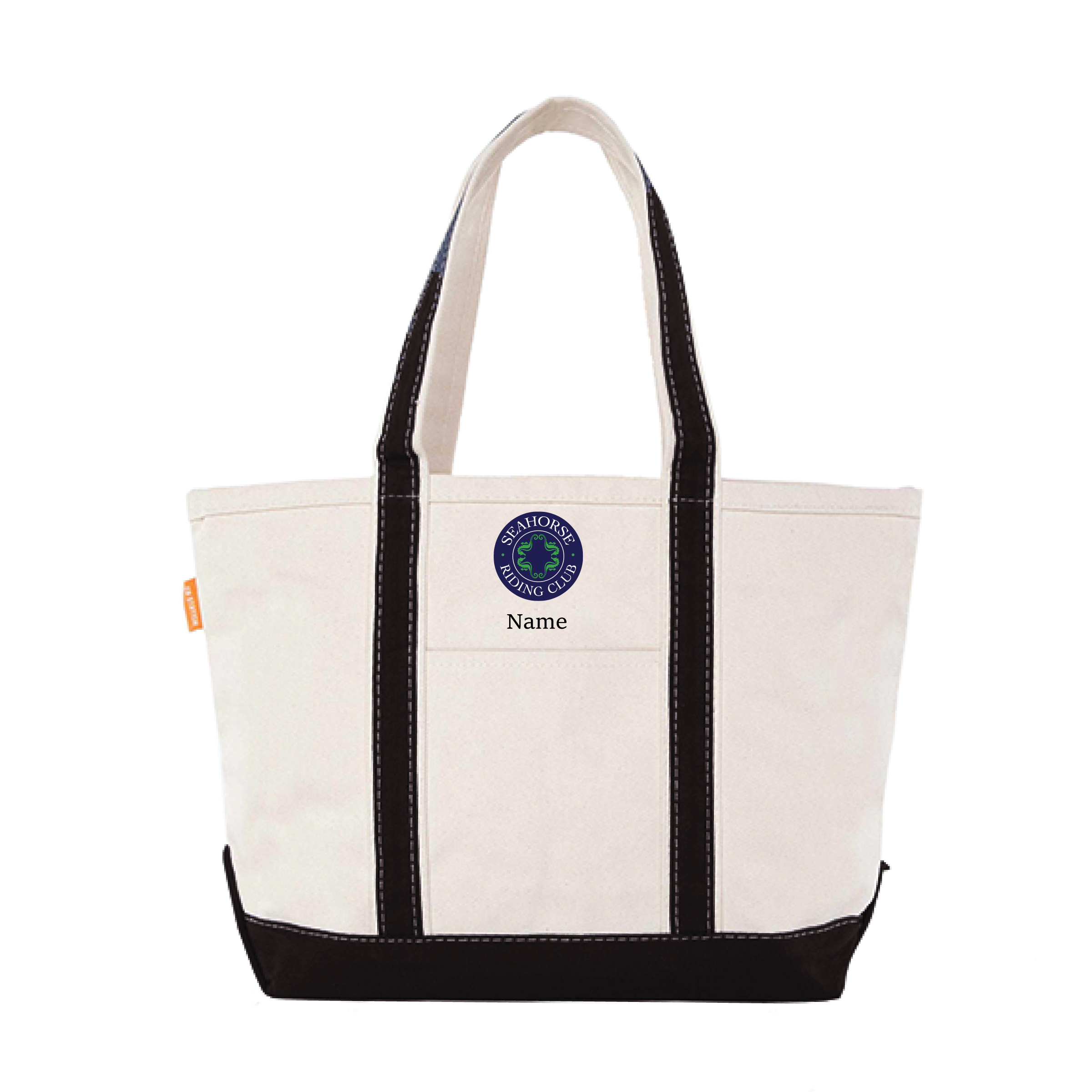 Seahorse Riding Club CB Station Medium Canvas Tote