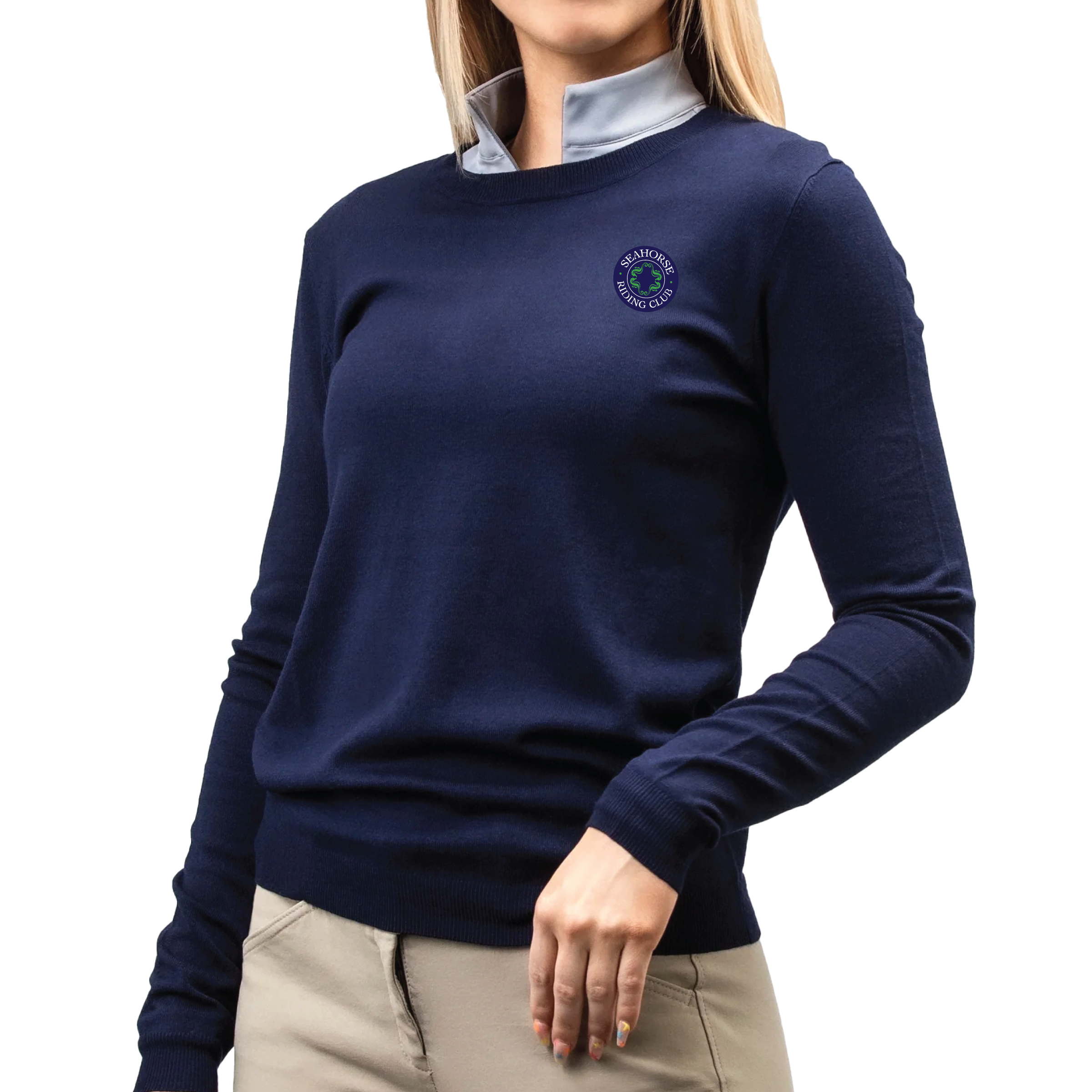 Seahorse Riding Club Women's TKEQ Essential Crewneck Sweater